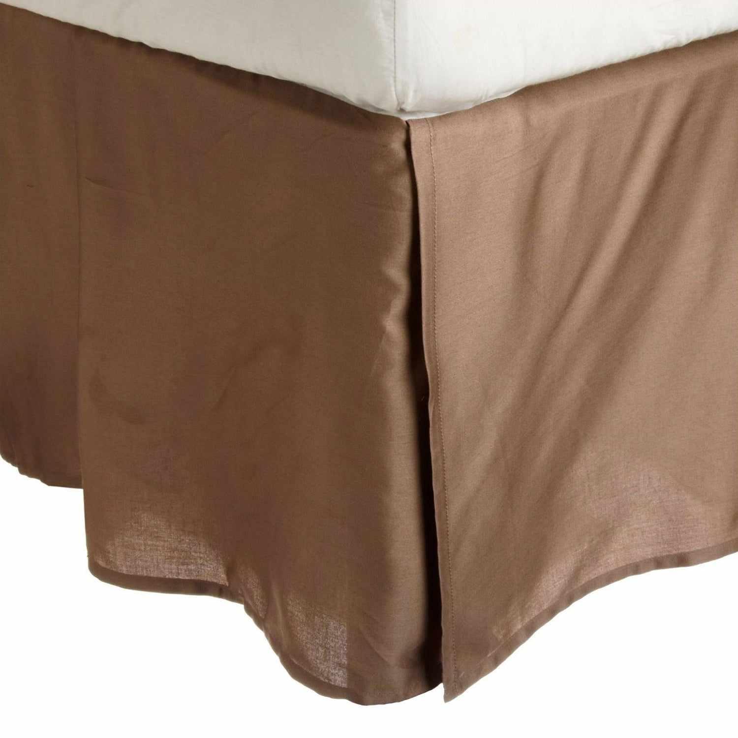 Microfiber Wrinkle Free 15" Inch Drop Solid Bed Skirt Charcoal