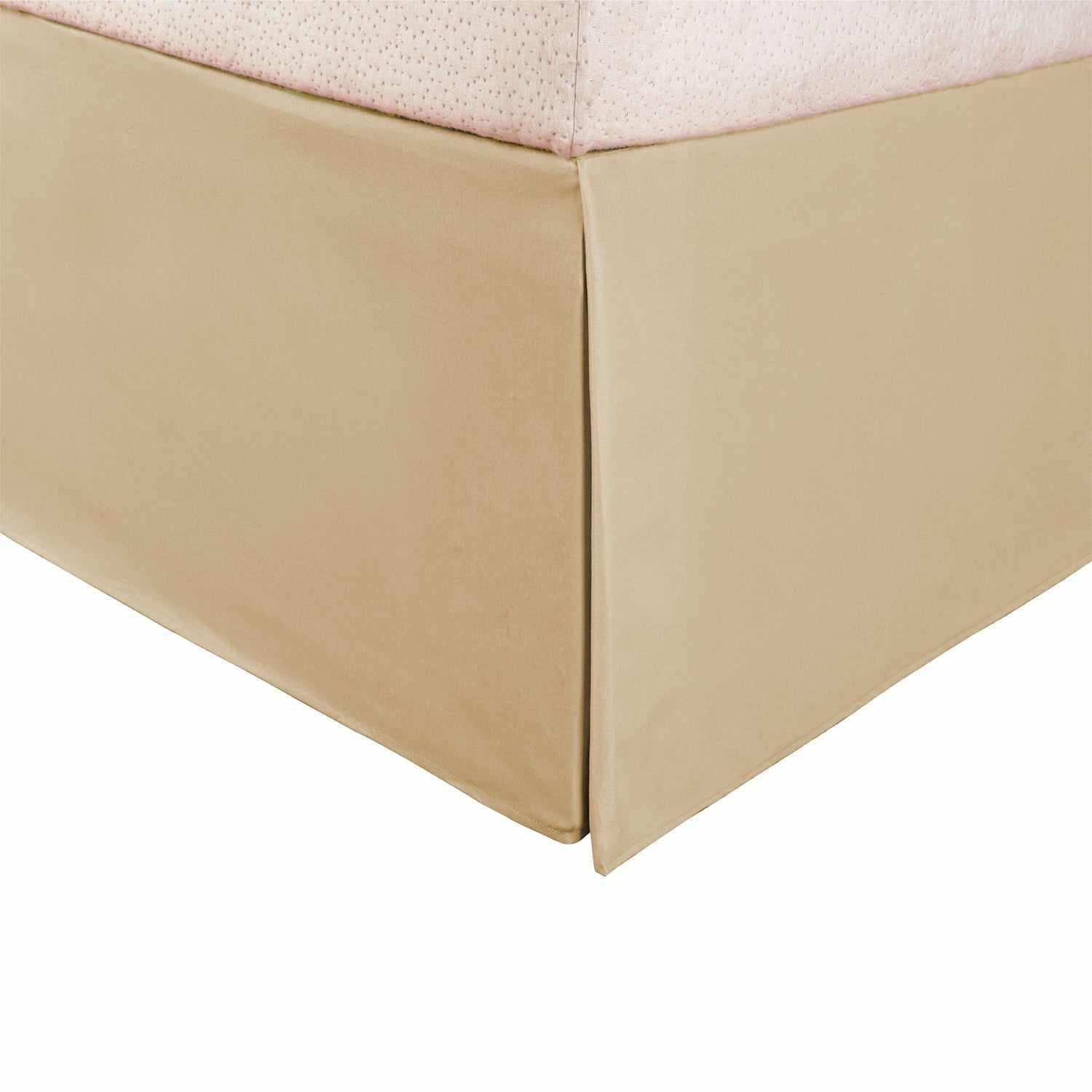 Microfiber Wrinkle-Free Solid 15-Inch Drop Bed Skirt