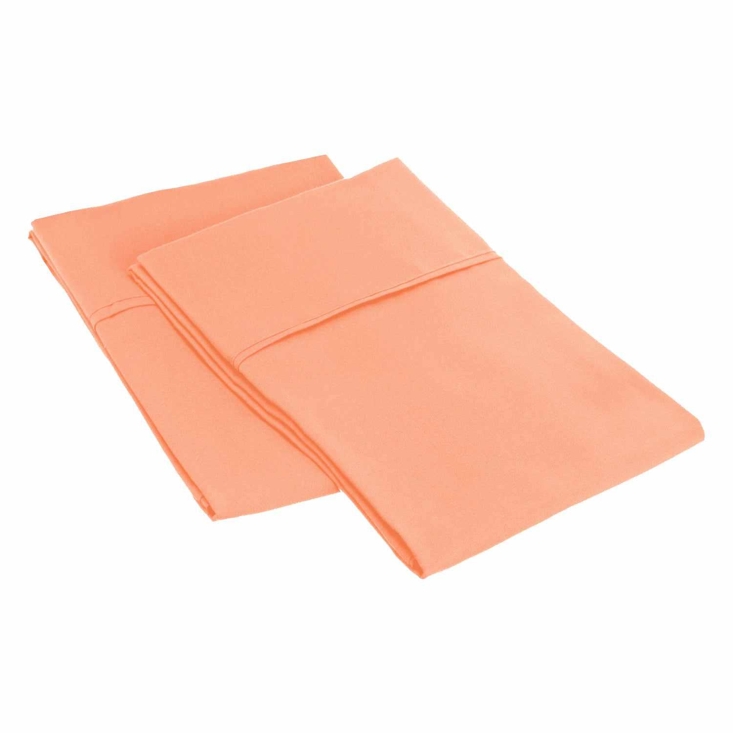 Microfiber Wrinkle Resistant Solid 2 Piece Pillowcase Set