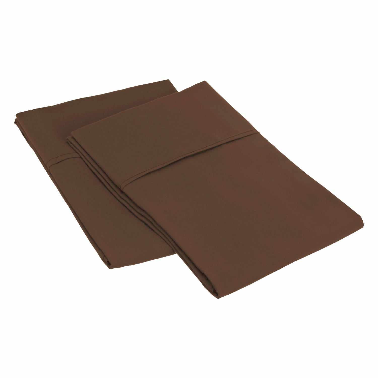 Microfiber Wrinkle Resistant Solid 2 Piece Pillowcase Set