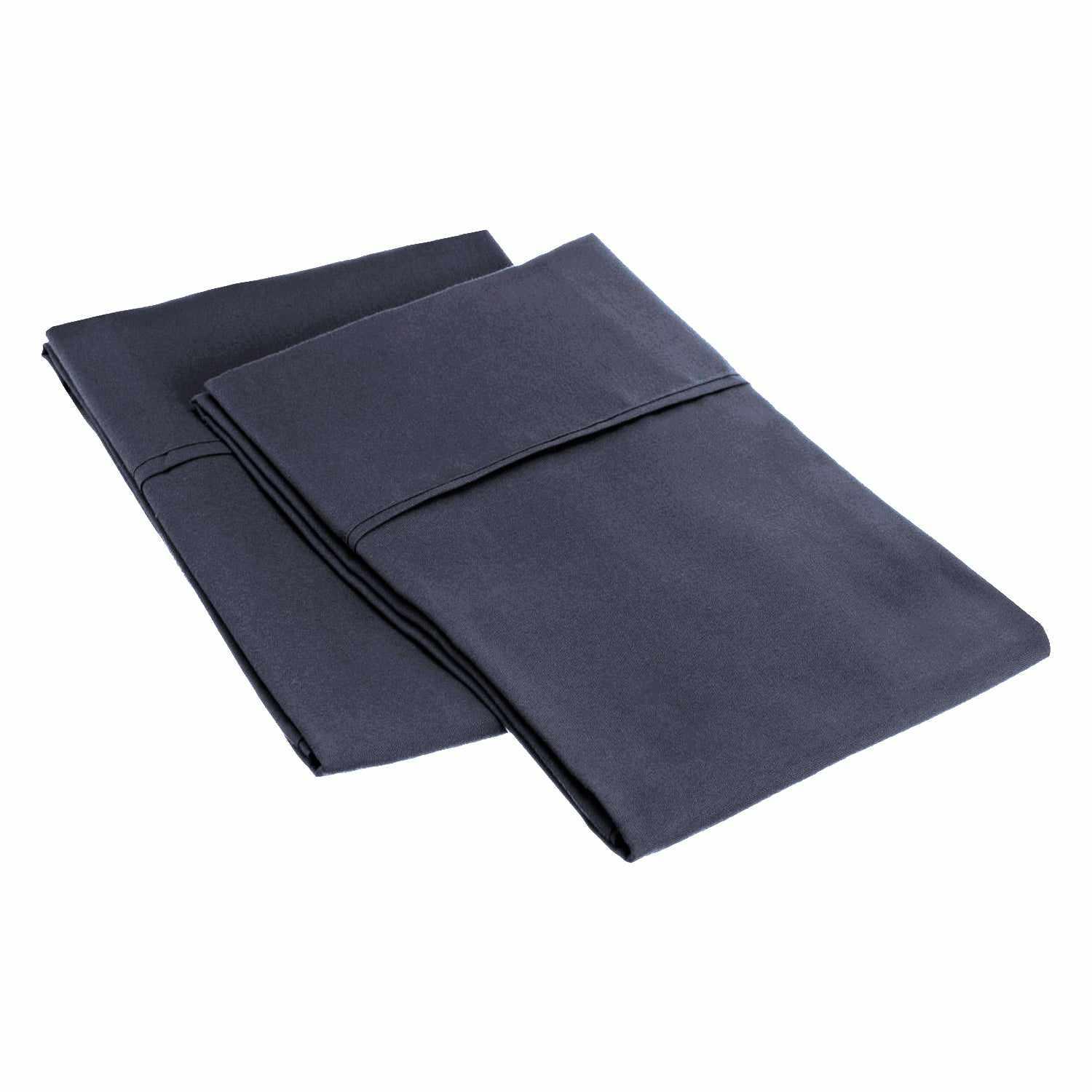 Microfiber Wrinkle Resistant Solid 2 Piece Pillowcase Set