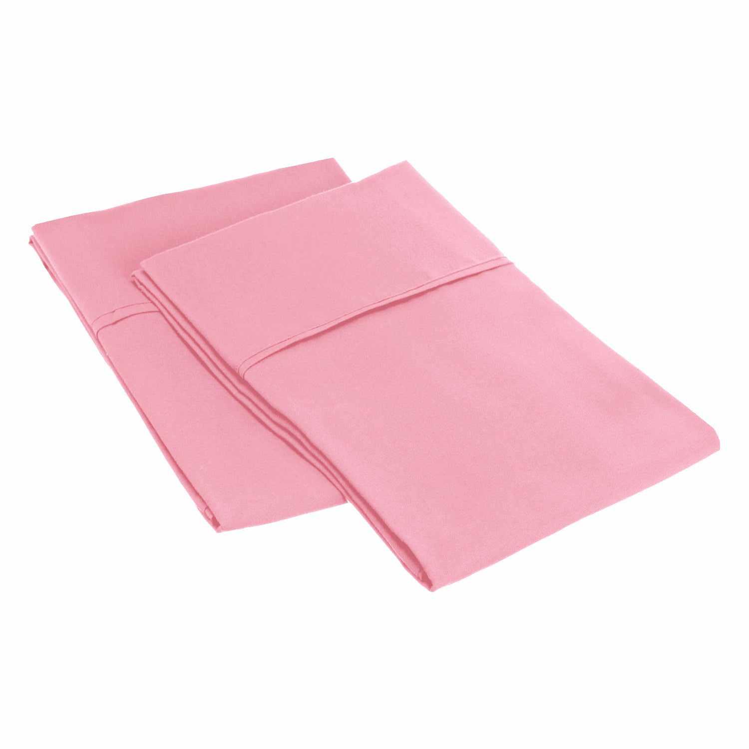 Microfiber Wrinkle Resistant Solid 2 Piece Pillowcase Set