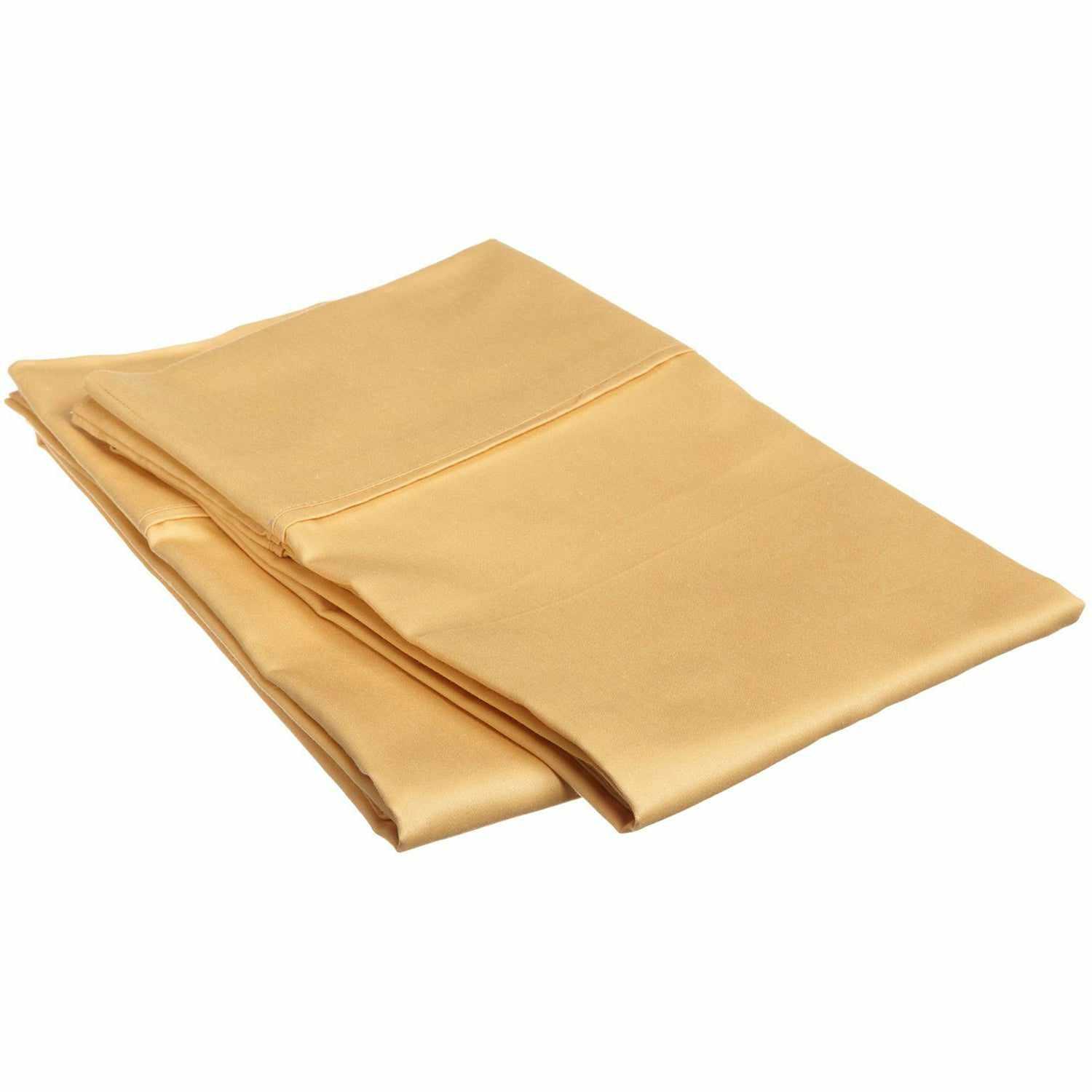 Microfiber Wrinkle Resistant Solid 2 Piece Pillowcase Set
