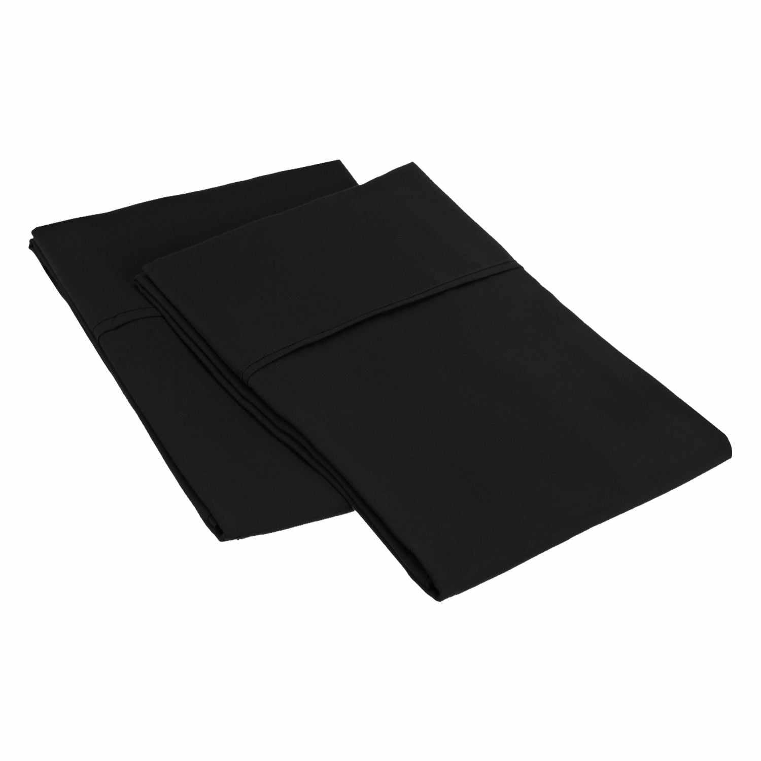 Microfiber Wrinkle Resistant Solid 2 Piece Pillowcase Set