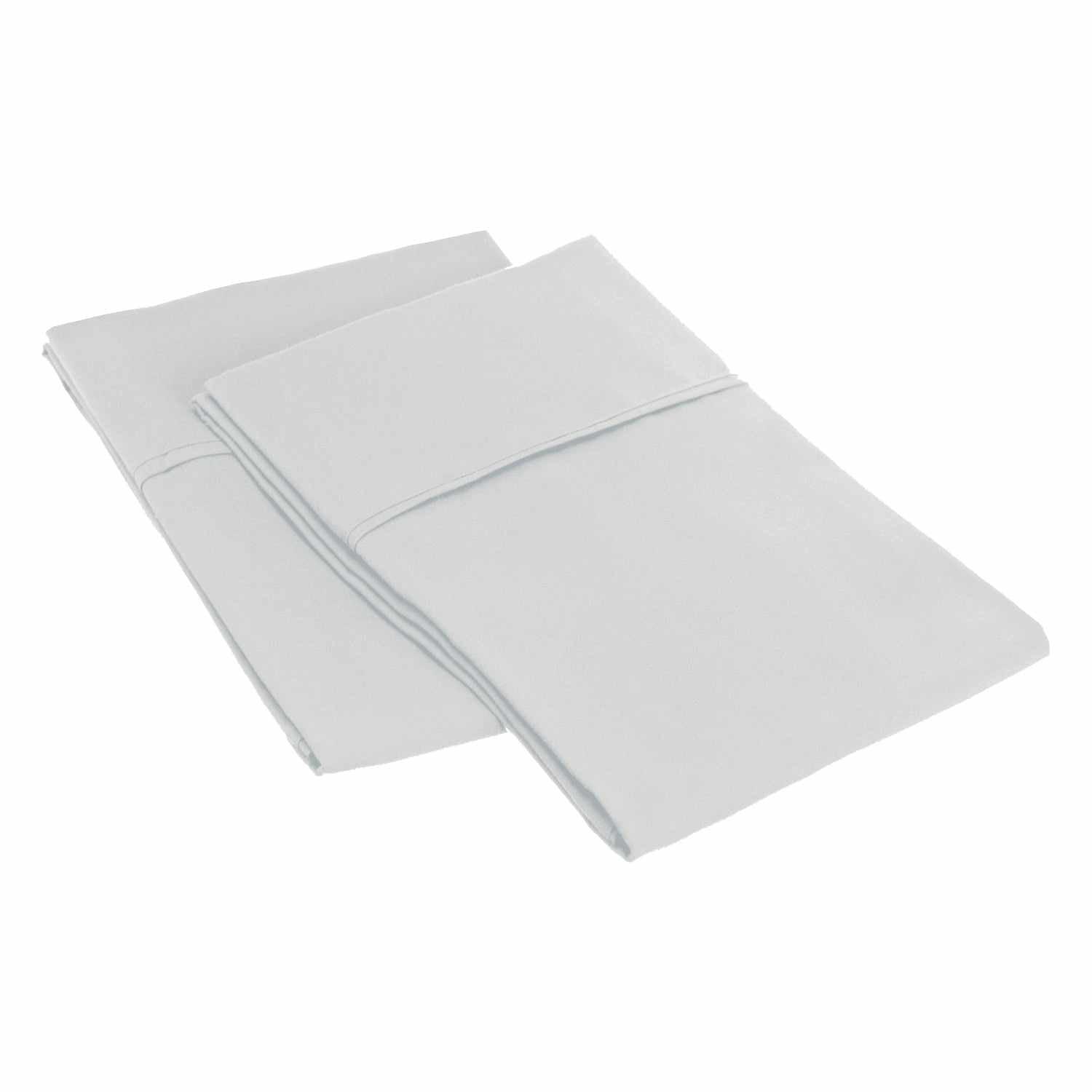 Microfiber Wrinkle Resistant Solid 2 Piece Pillowcase Set
