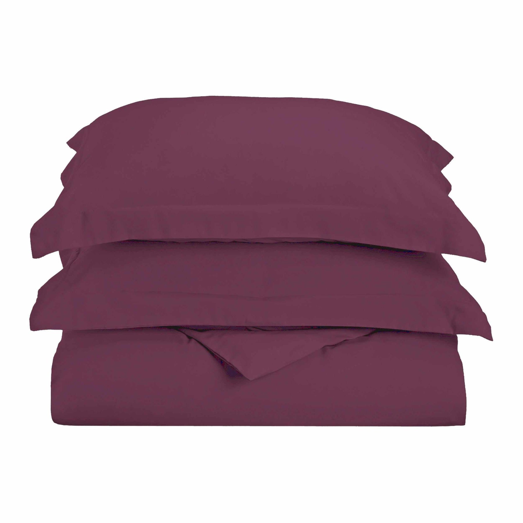 Microfiber Wrinkle Resistant Solid Duvet Cover Set