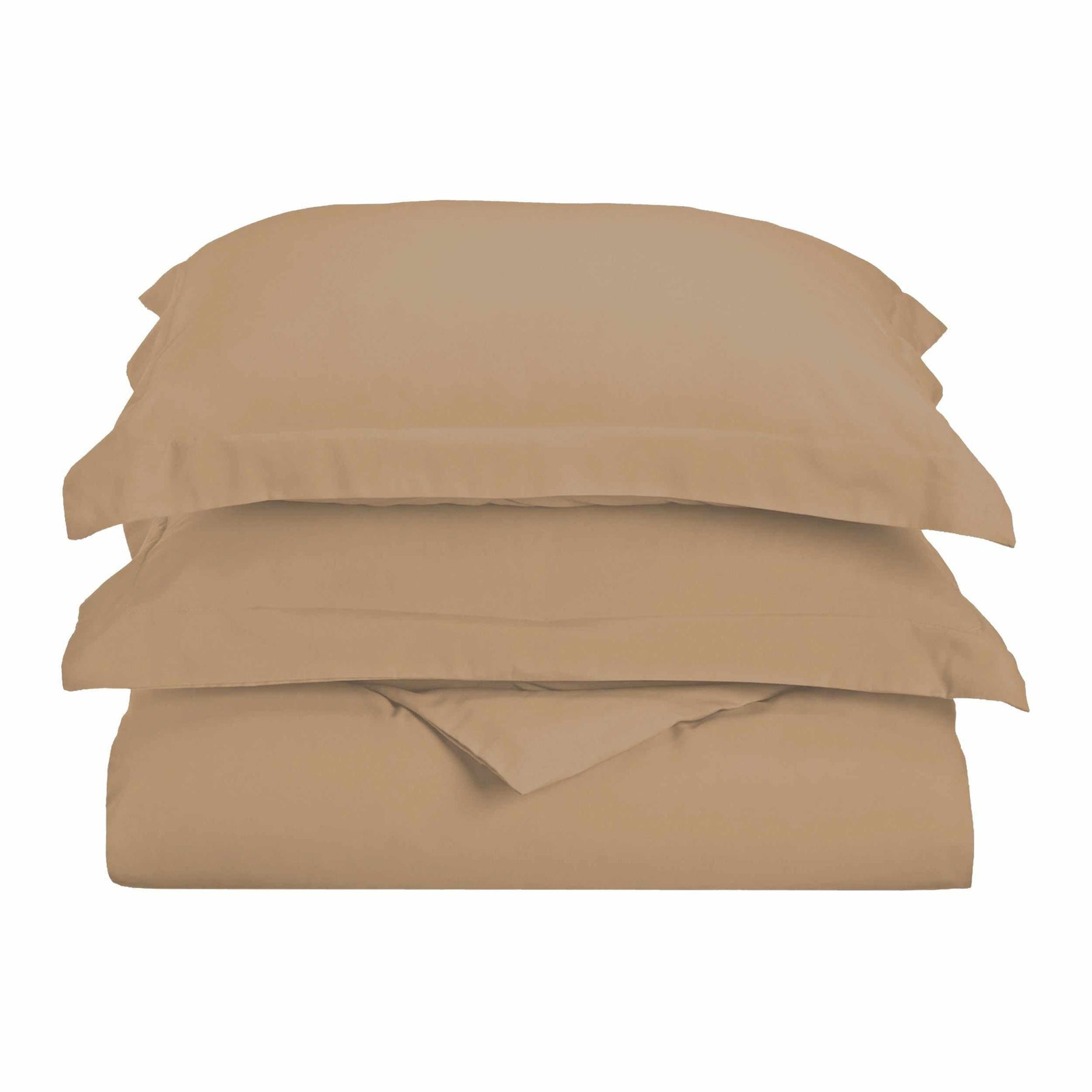 Microfiber Wrinkle Resistant Solid Duvet Cover Set