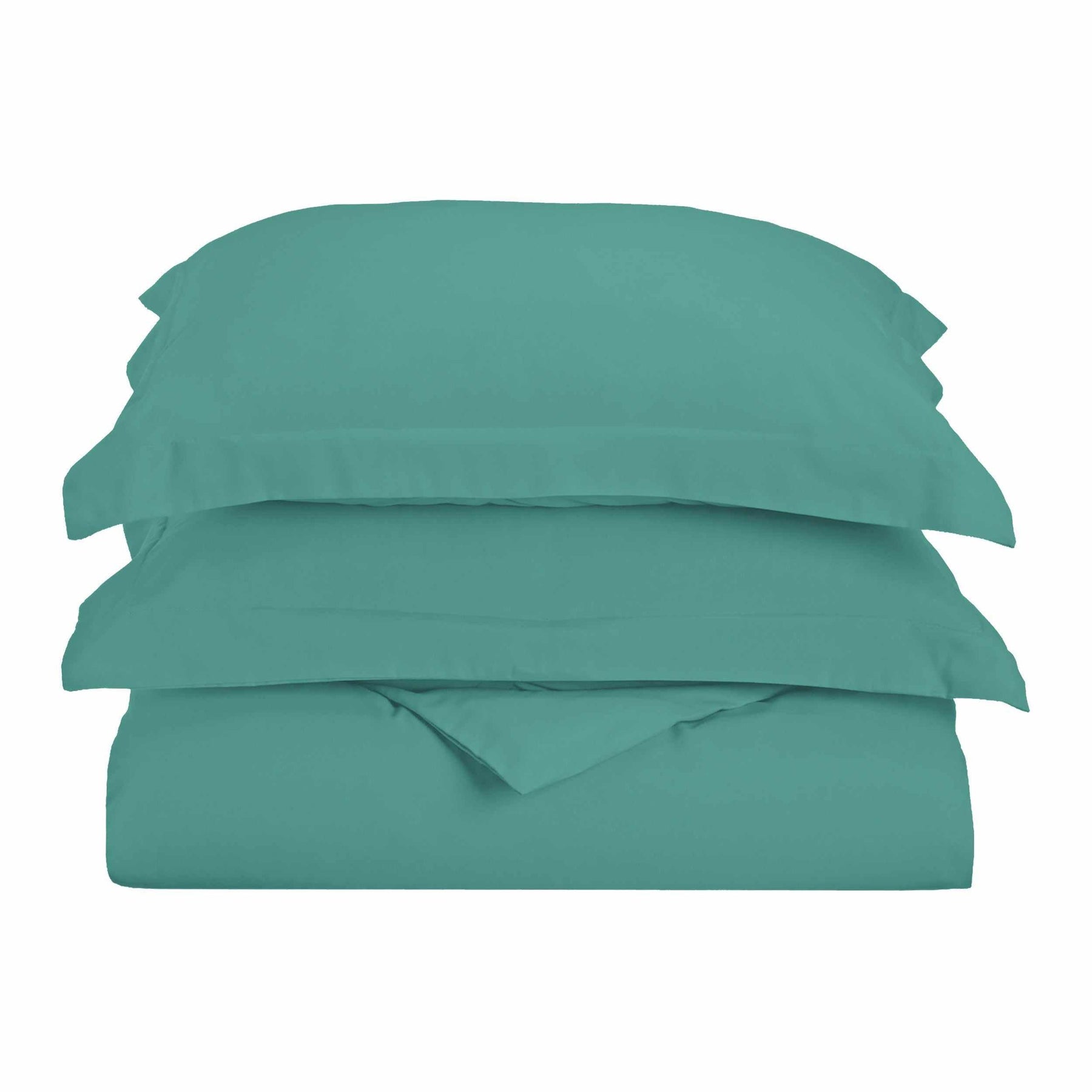Microfiber Wrinkle Resistant Solid Duvet Cover Set