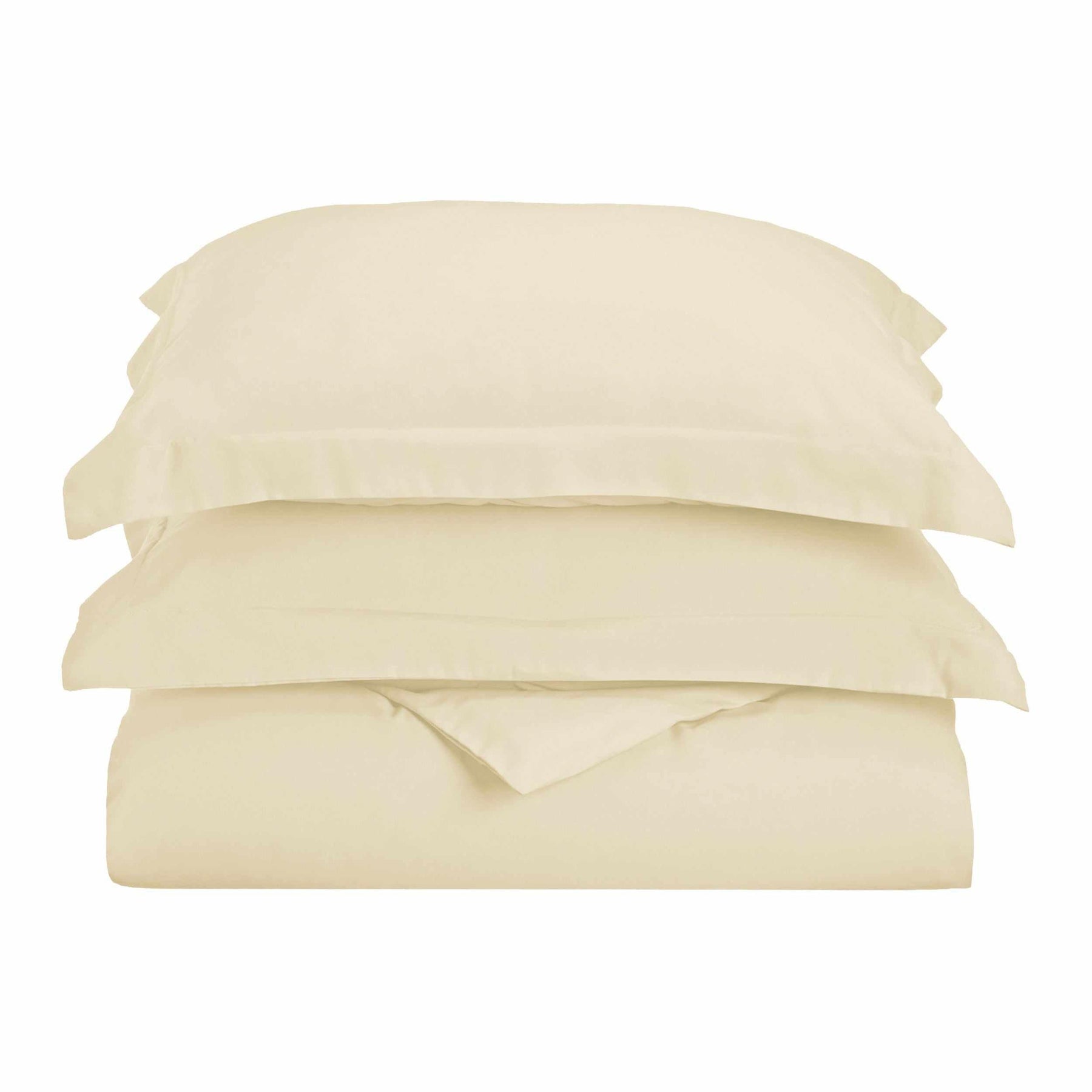 Microfiber Wrinkle Resistant Solid Duvet Cover Set