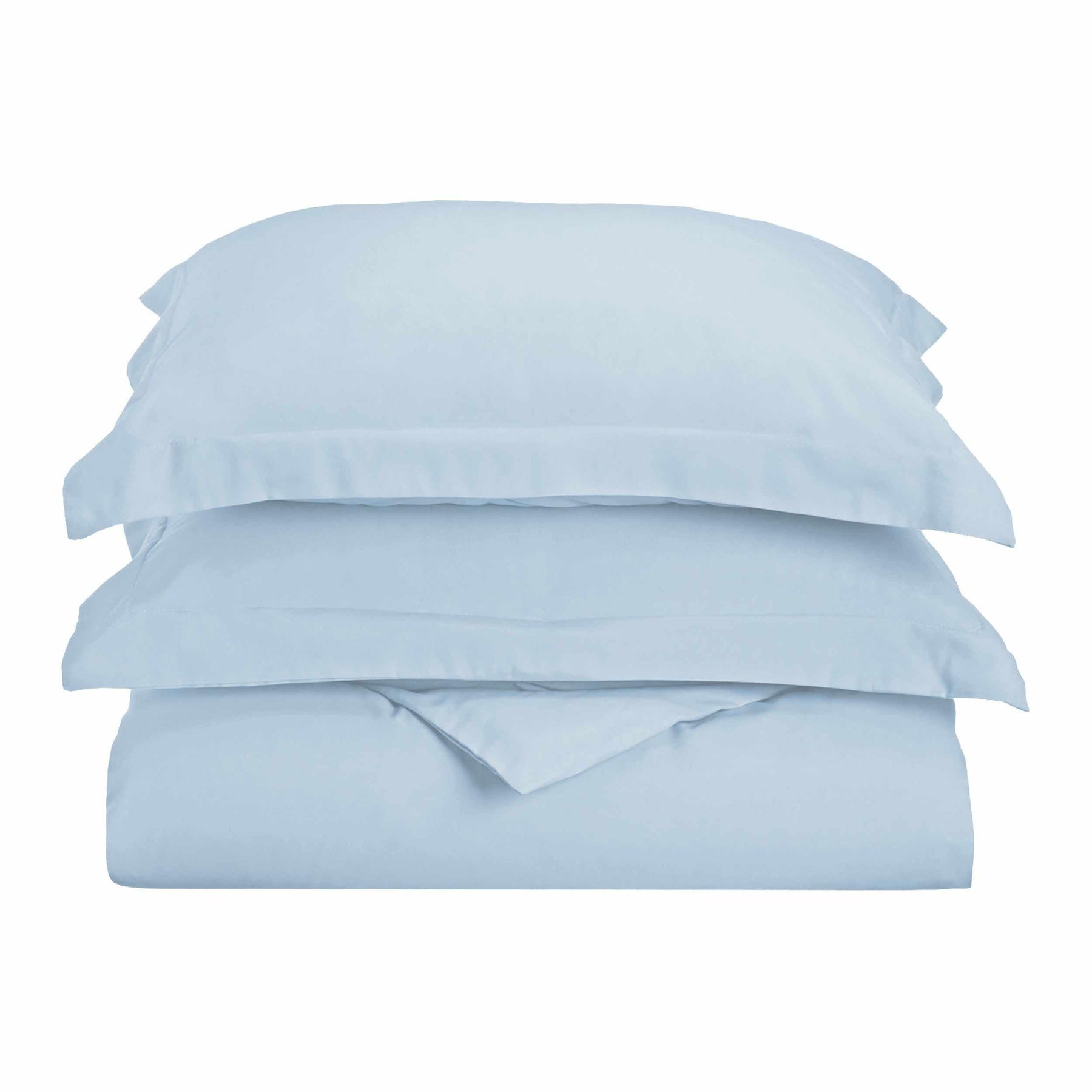 Microfiber Wrinkle Resistant Solid Duvet Cover Set