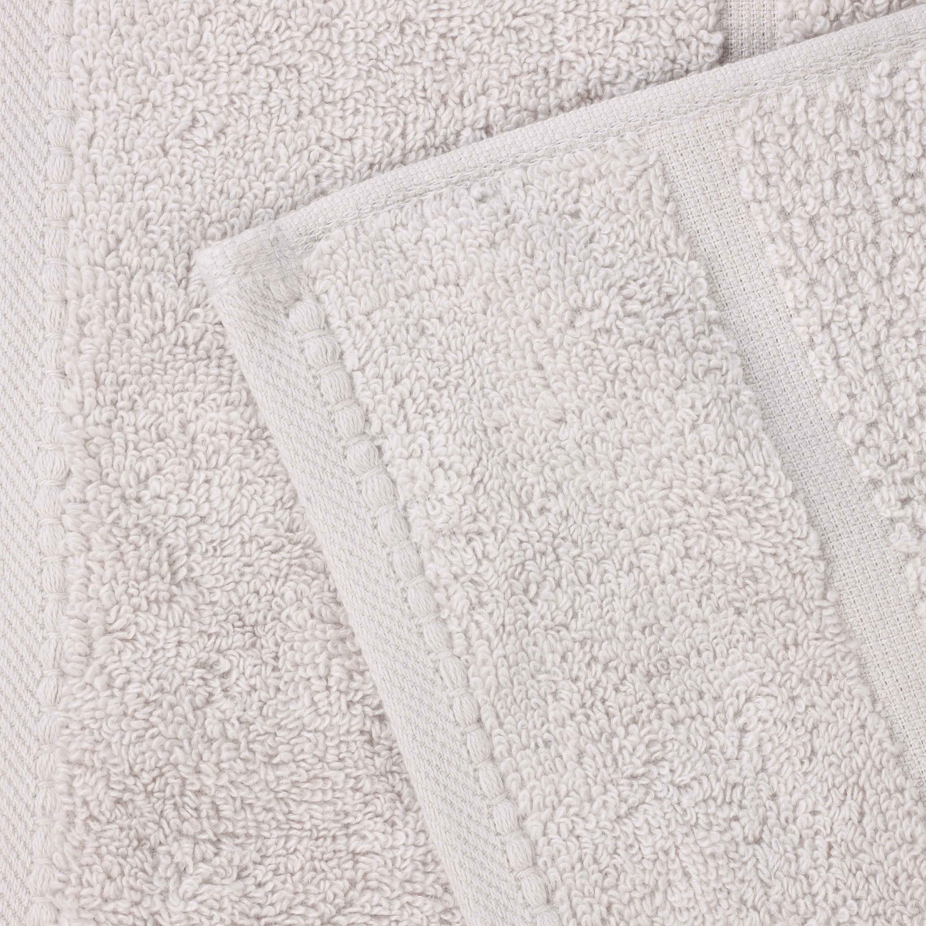 Mile Smart Twist Viscose Cotton Blend Solid 8 Piece Towel Set