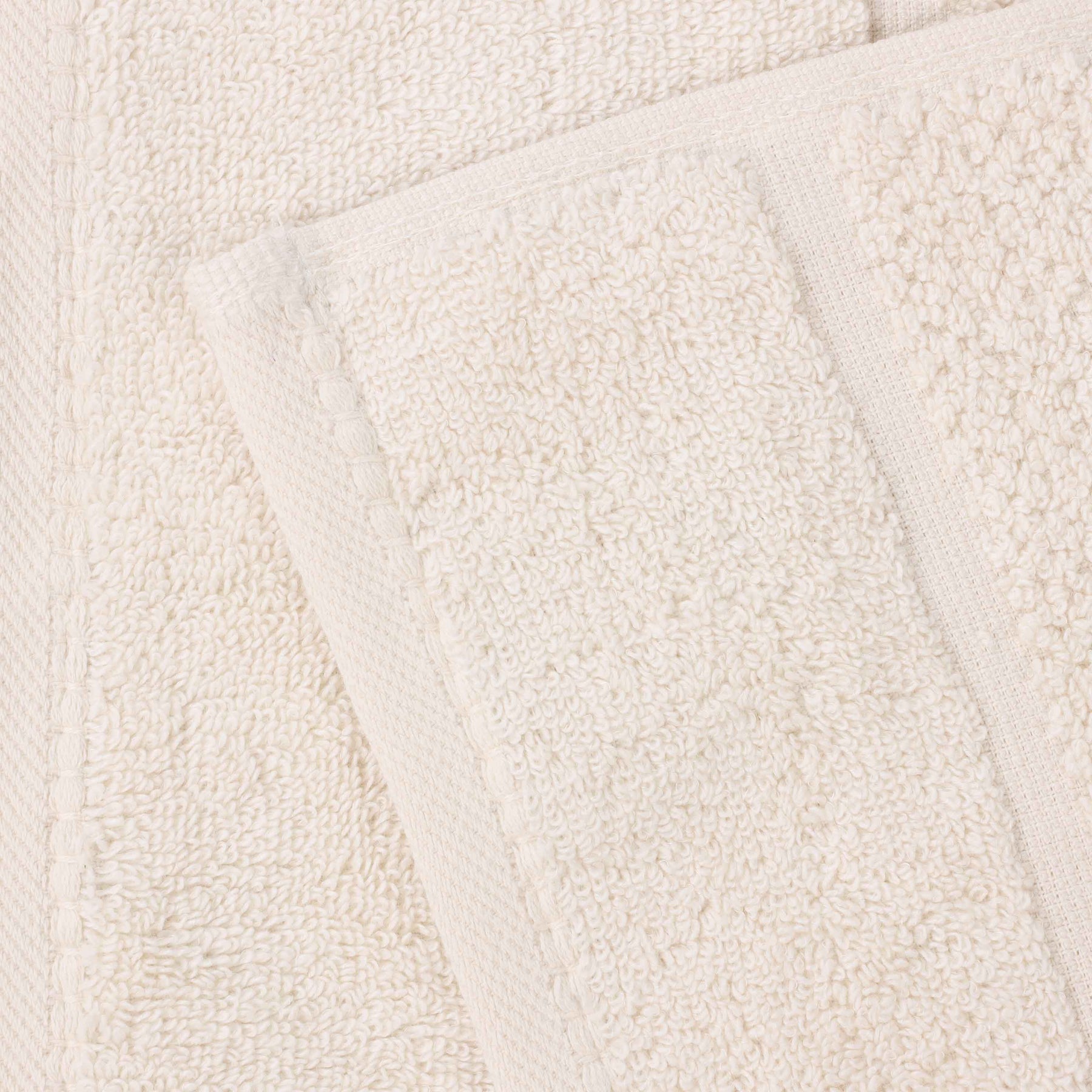 Mile Smart Twist Viscose Cotton Blend Solid 6 Piece Towel Set