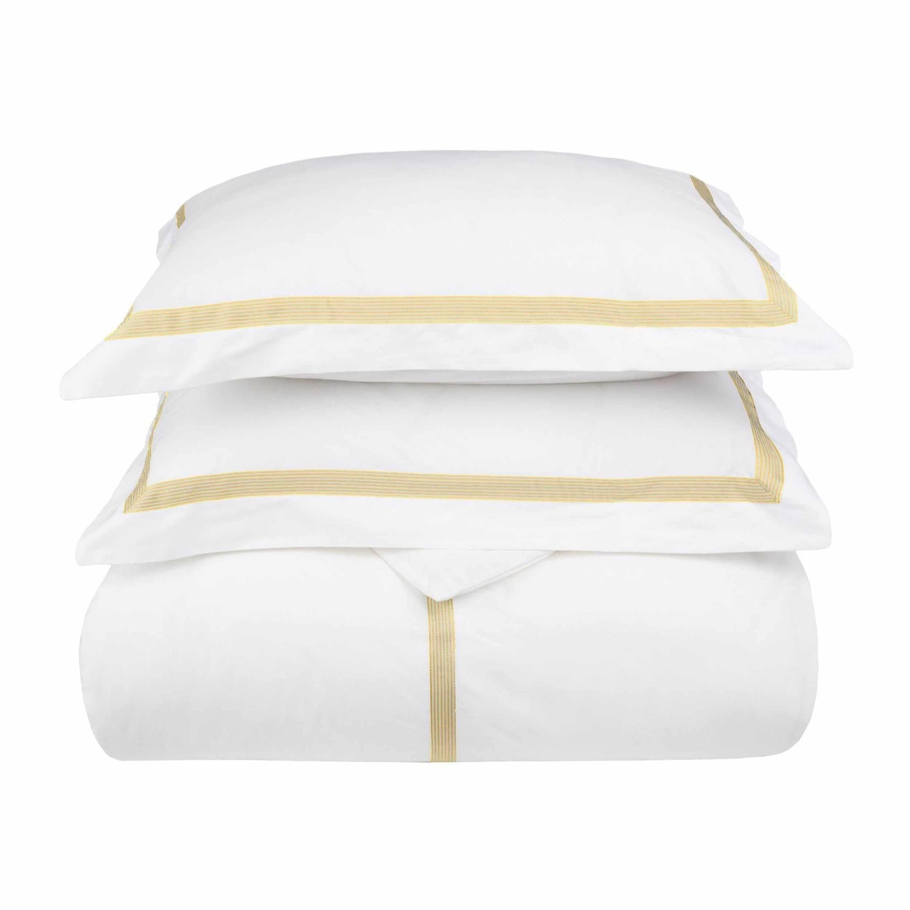 Miller Embroidered Border Cotton Duvet Cover Set