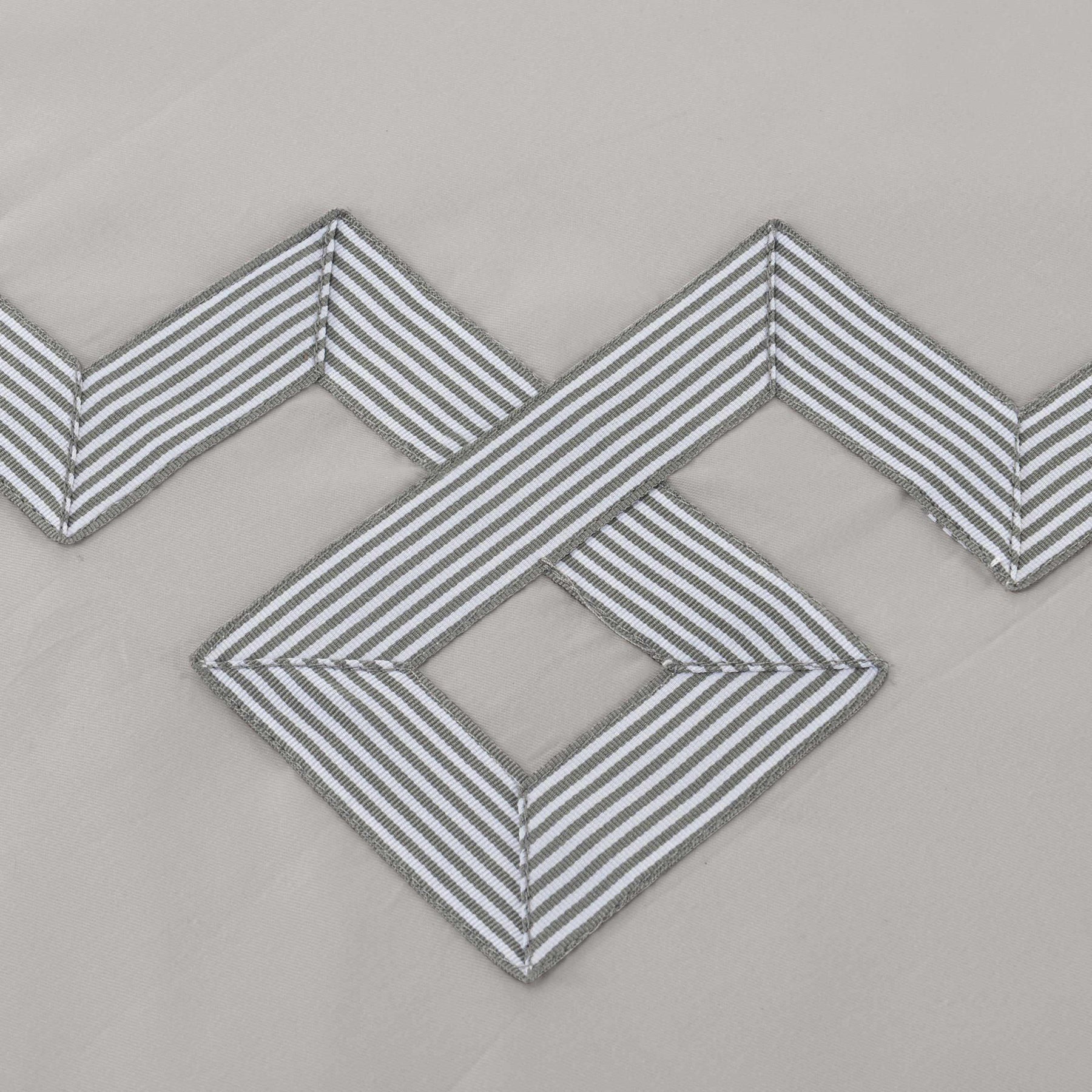 Miller Embroidered Border Cotton Duvet Cover Set