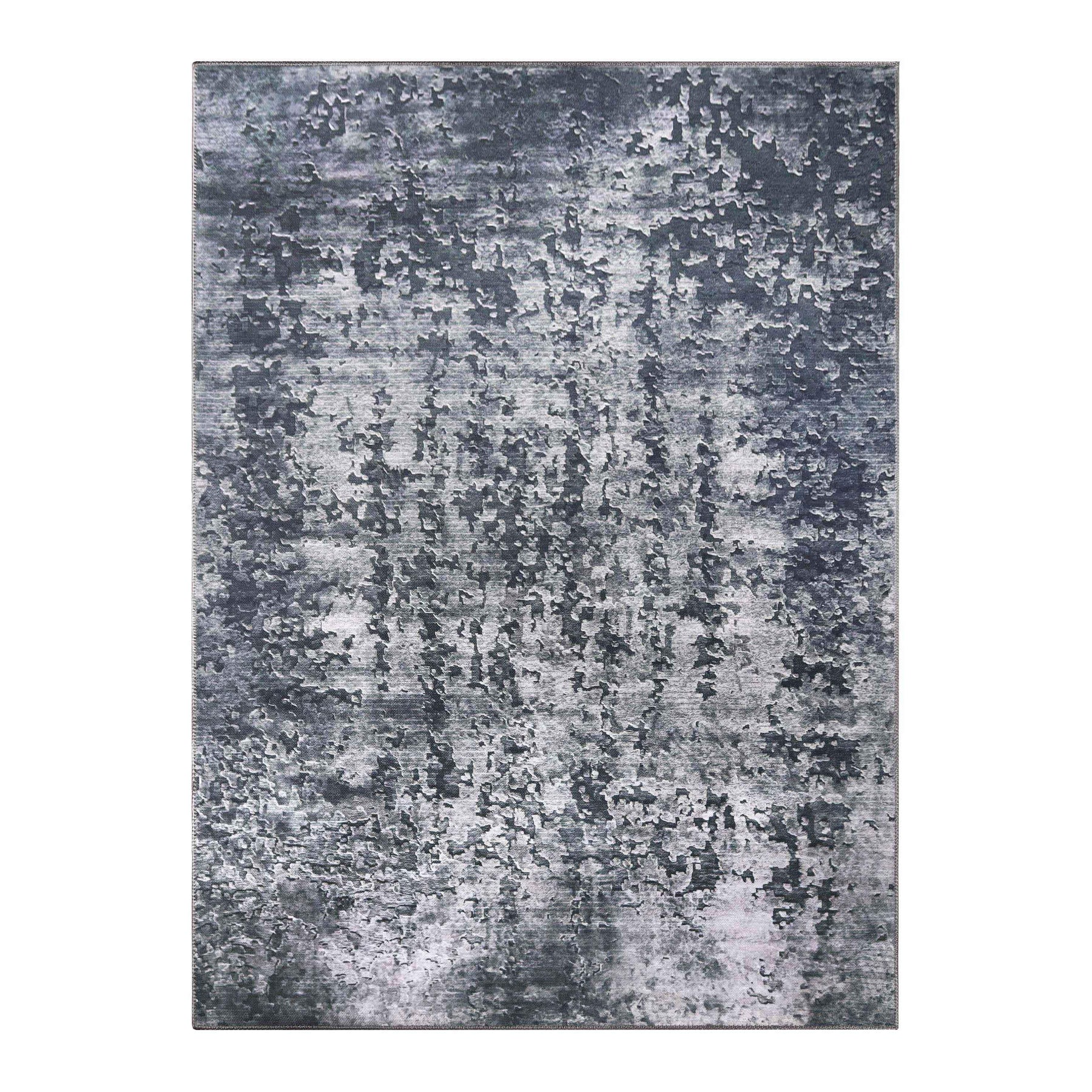 Modern Abstract Power-Loomed Indoor Area Rug Cool Gray