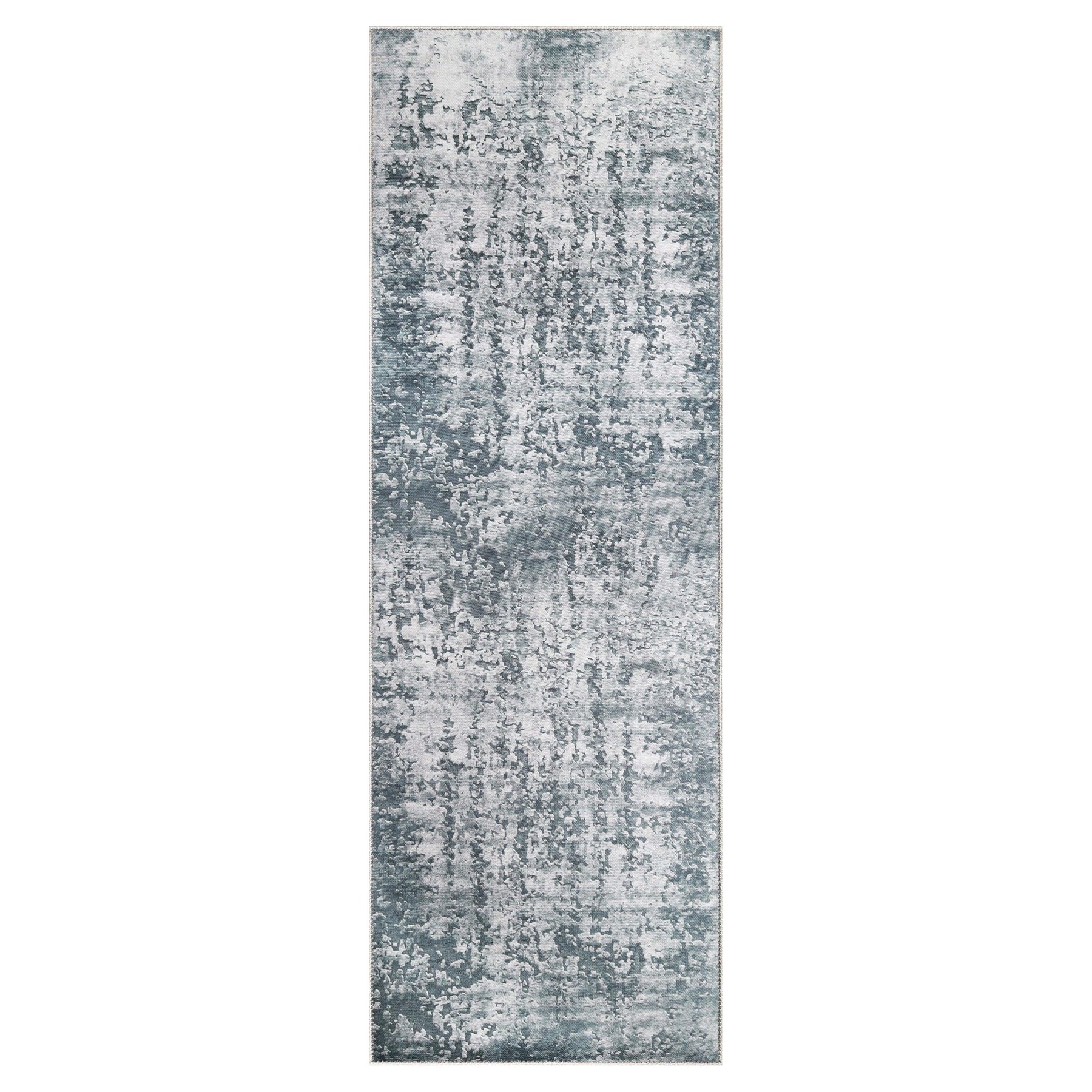 Modern Abstract Power-Loomed Indoor Area Rug Cool Gray