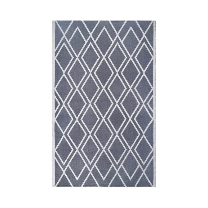 Modern Diamond Lattice Indoor/ Outdoor Area Rug