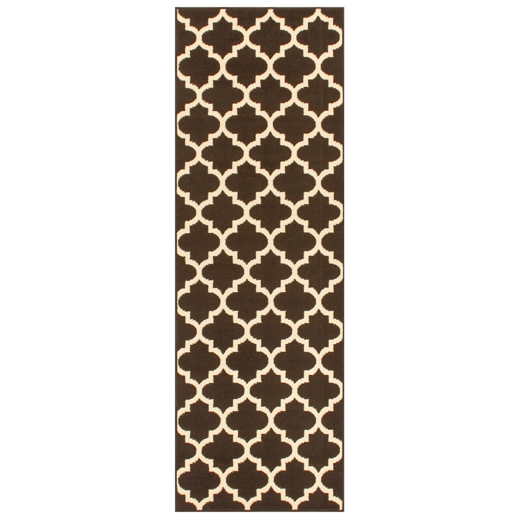 Modern Quatrefoil Geometric Lattice Indoor Area Rug