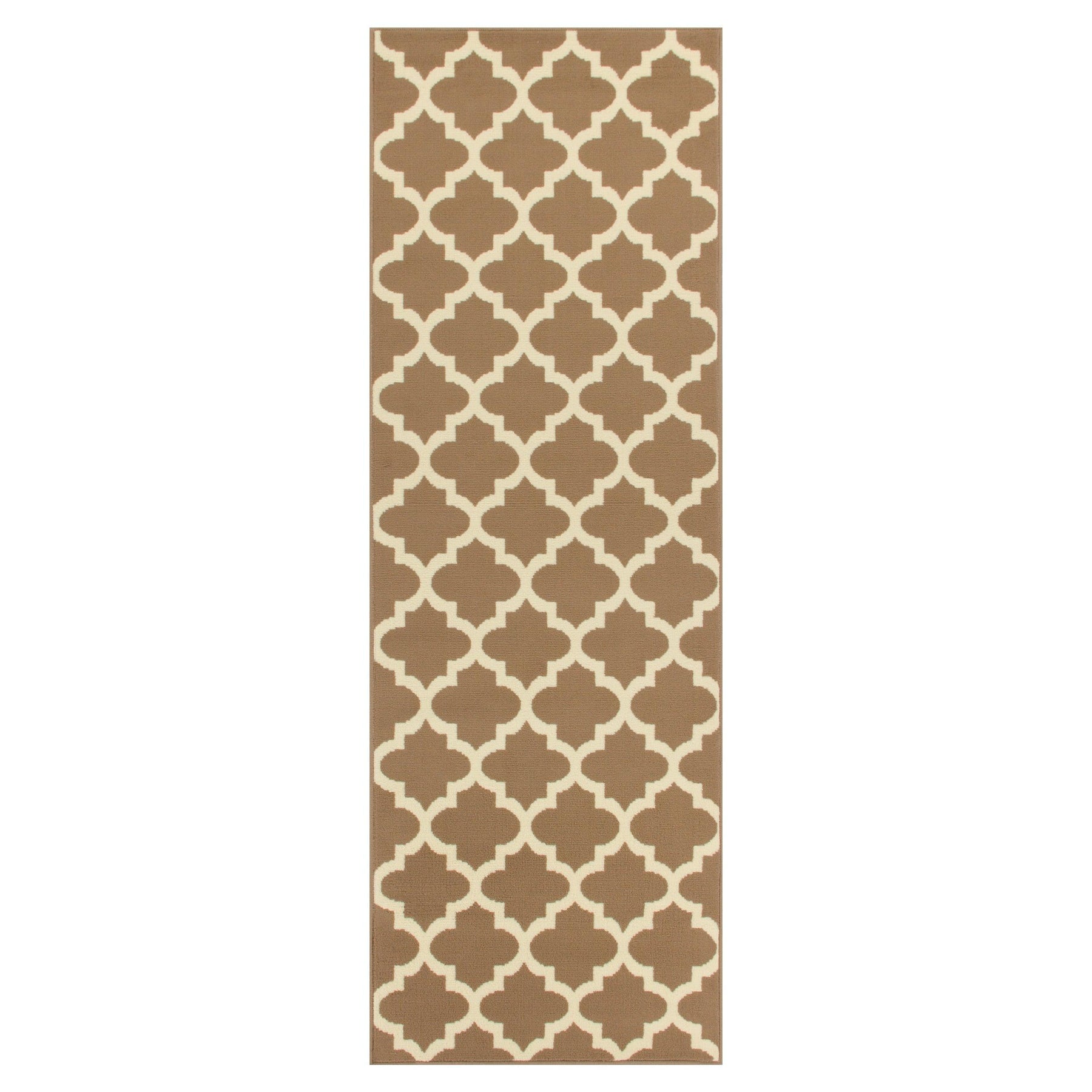 Modern Quatrefoil Geometric Lattice Indoor Area Rug