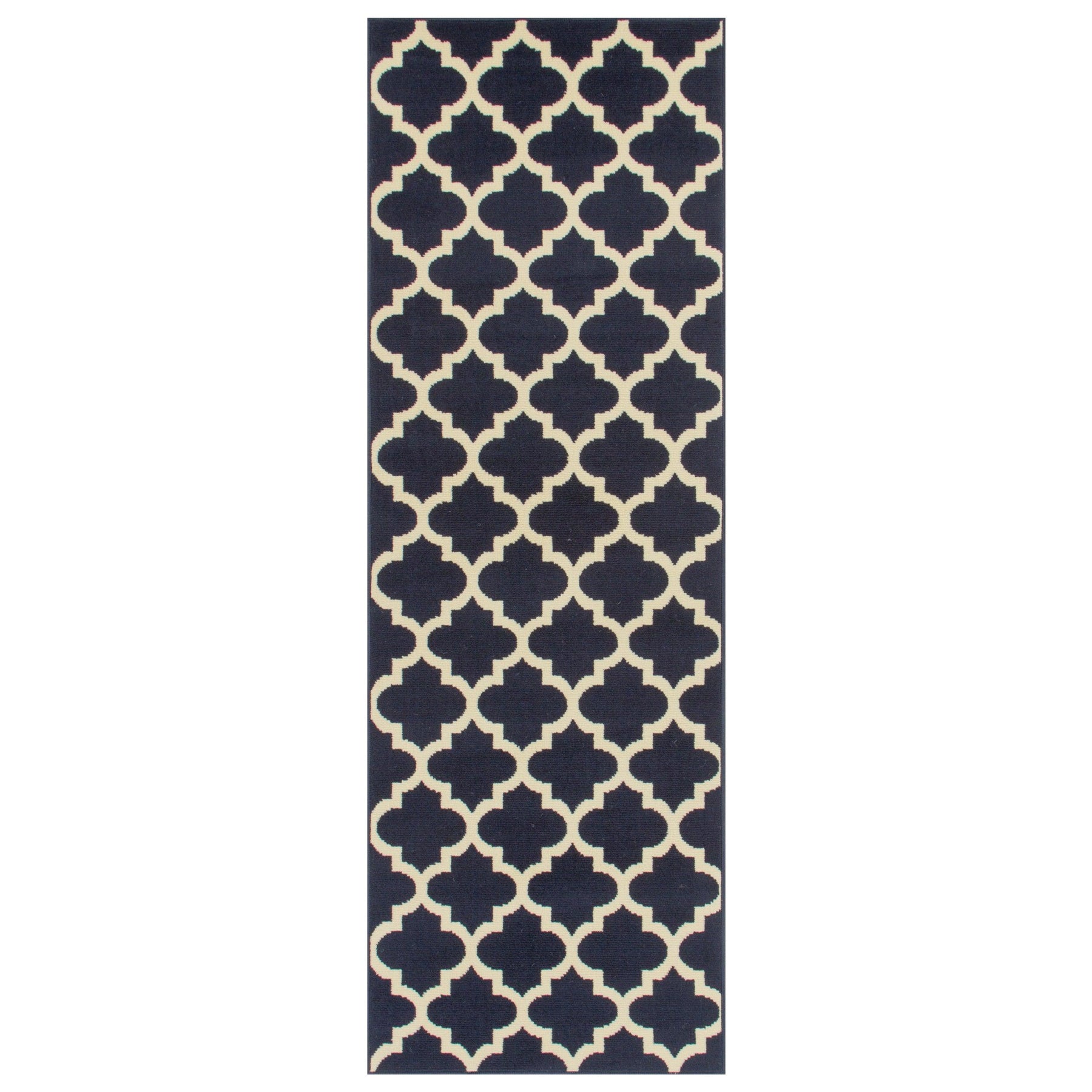Modern Quatrefoil Geometric Lattice Indoor Area Rug