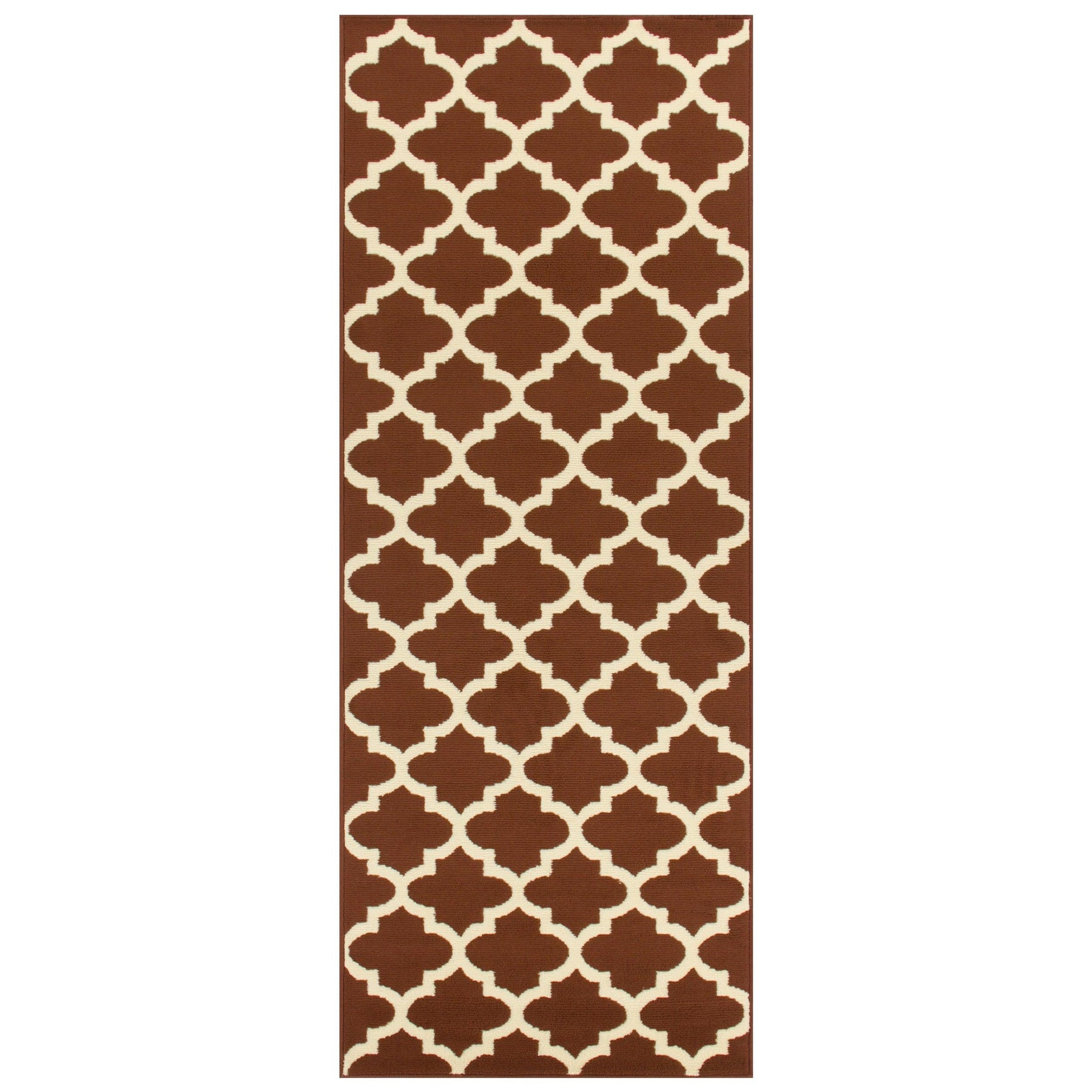Modern Quatrefoil Geometric Lattice Indoor Area Rug