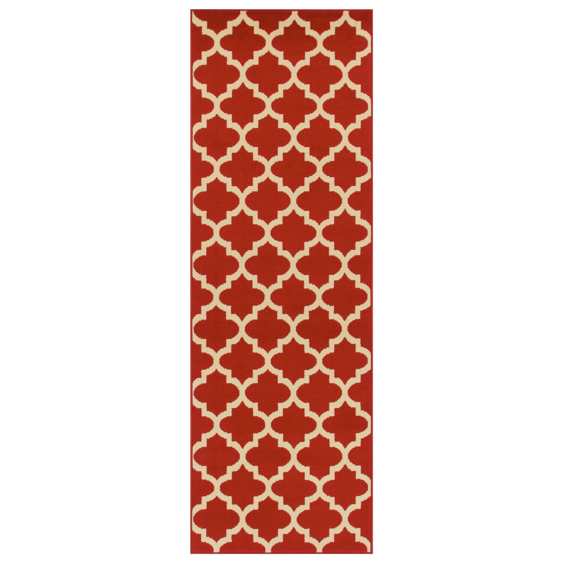 Modern Quatrefoil Geometric Lattice Indoor Area Rug