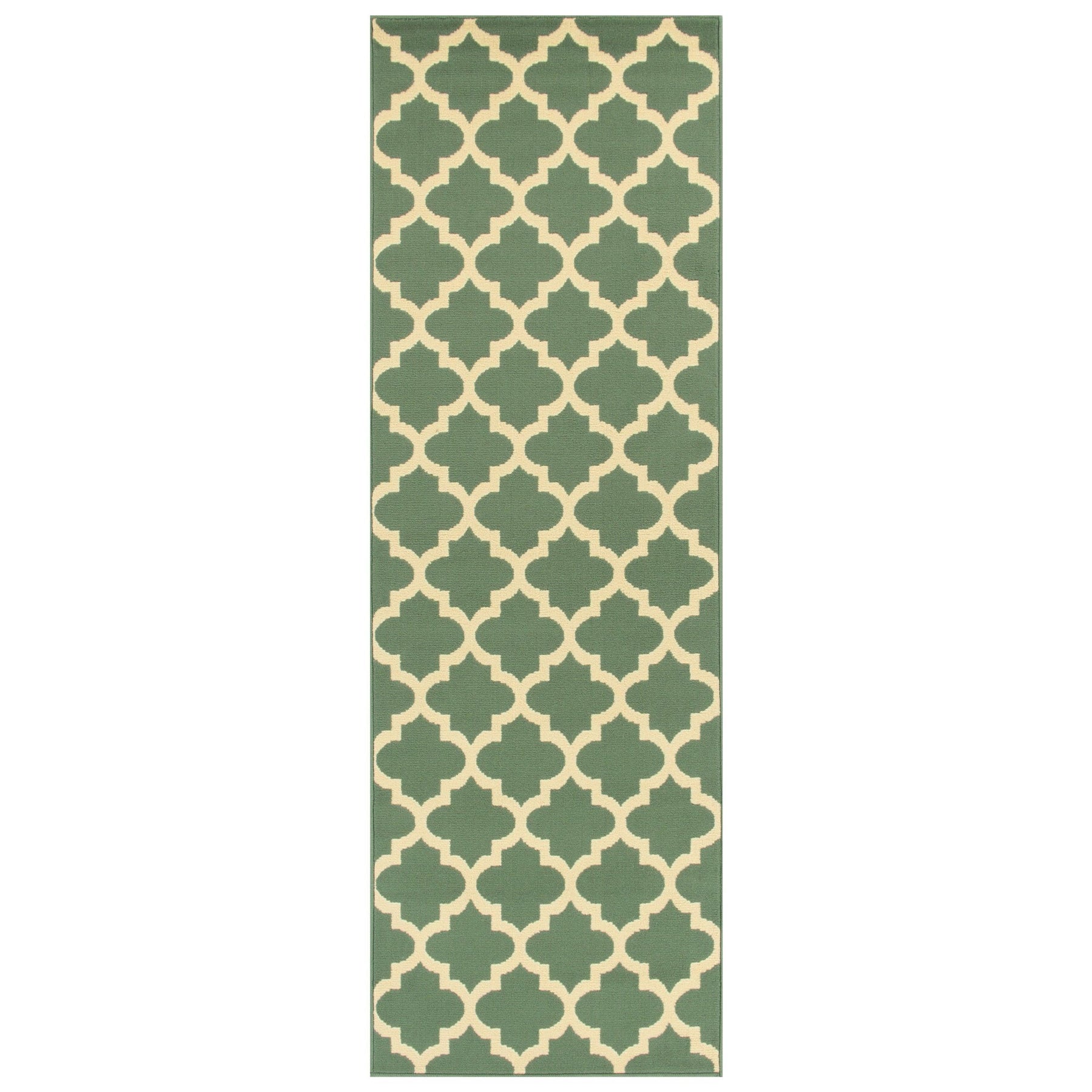Modern Quatrefoil Geometric Lattice Indoor Area Rug