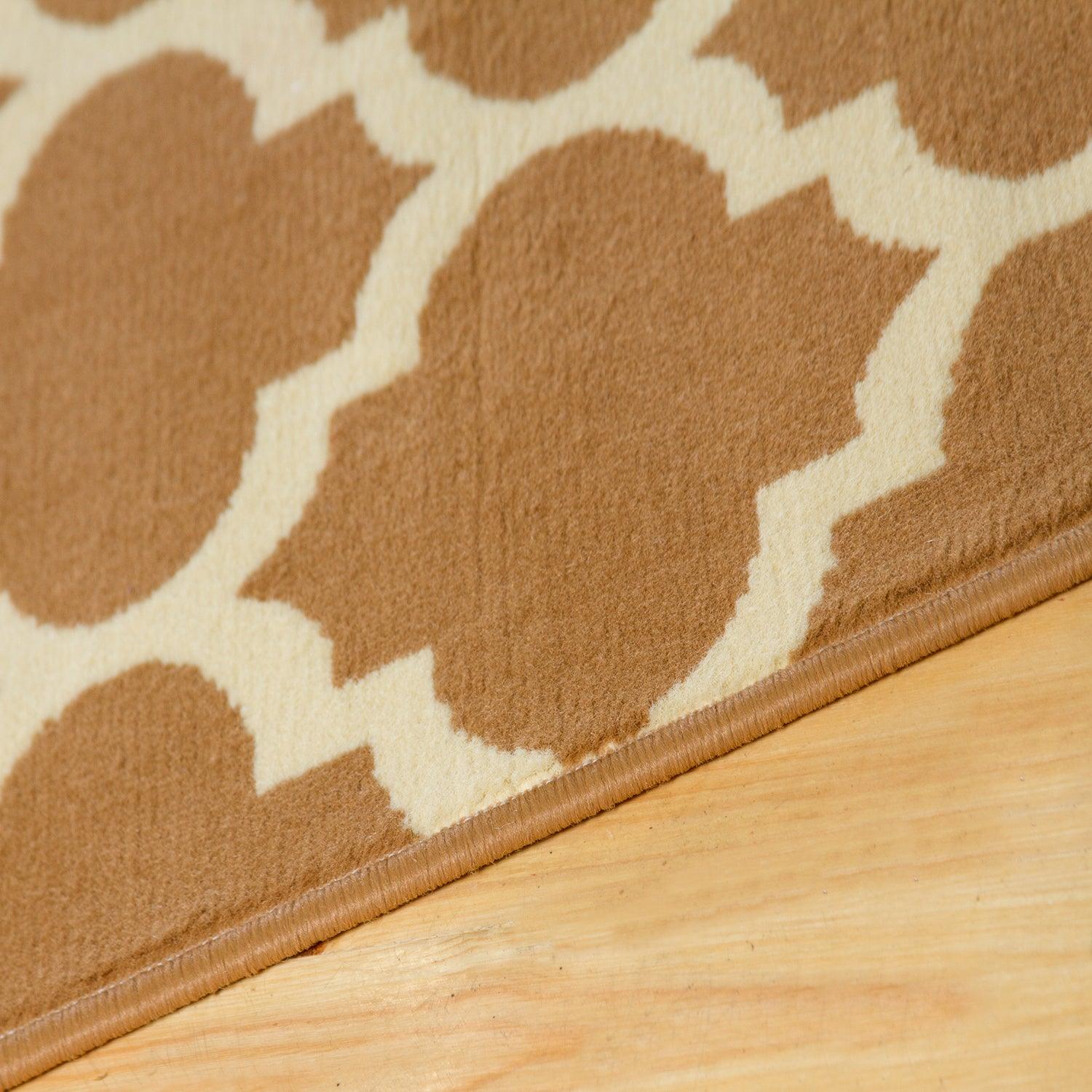 Modern Quatrefoil Geometric Lattice Indoor Area Rug
