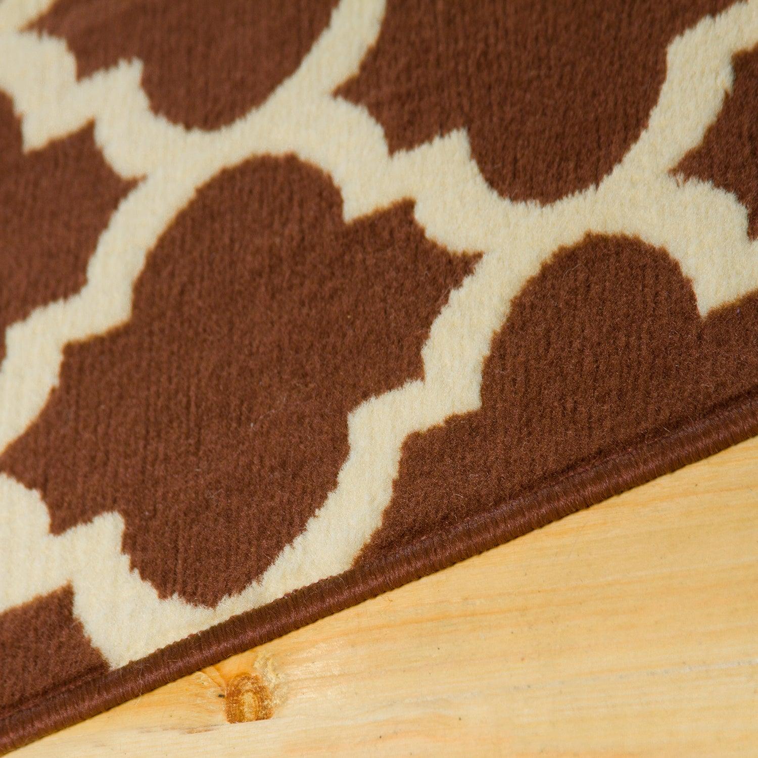 Modern Quatrefoil Geometric Lattice Indoor Area Rug