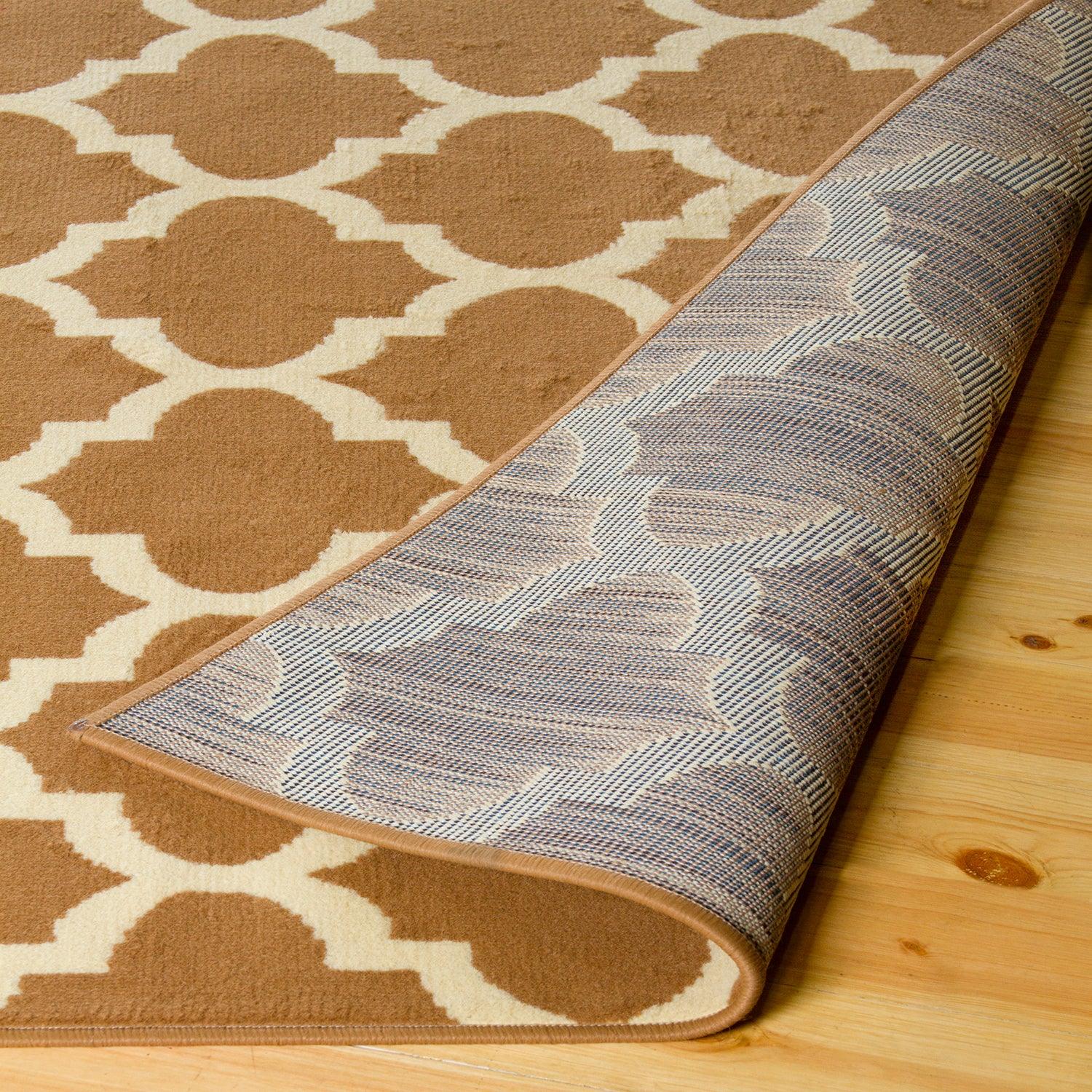 Modern Quatrefoil Geometric Lattice Indoor Area Rug