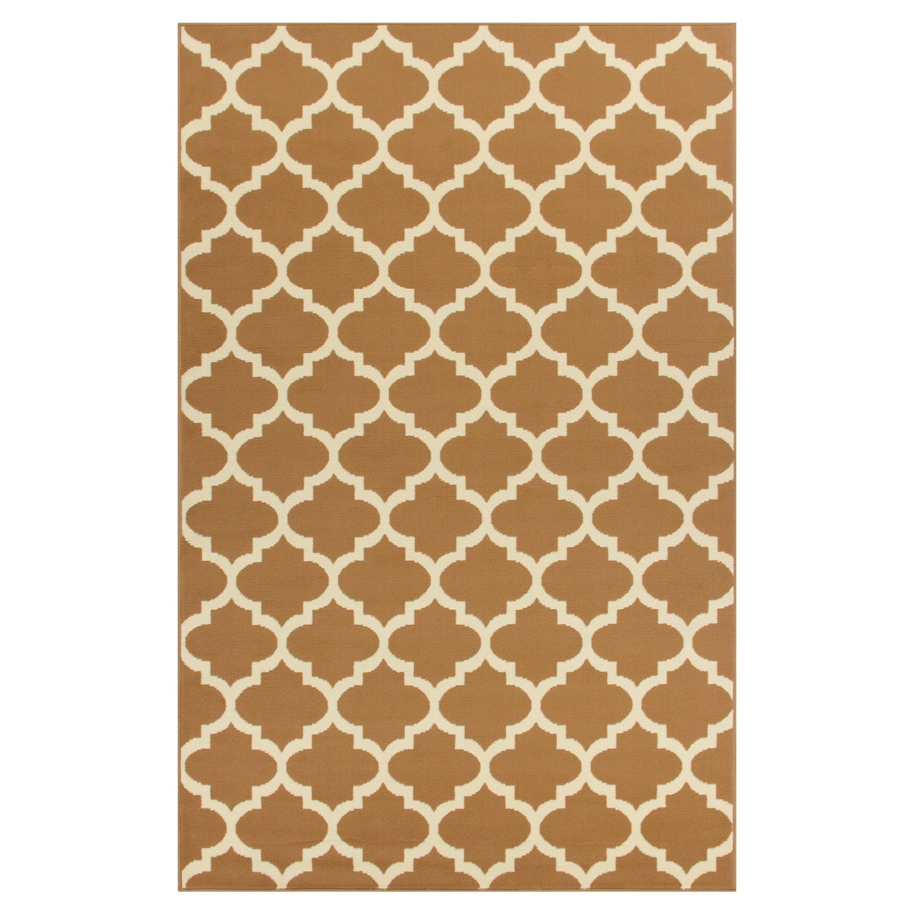 Modern Quatrefoil Geometric Lattice Indoor Area Rug