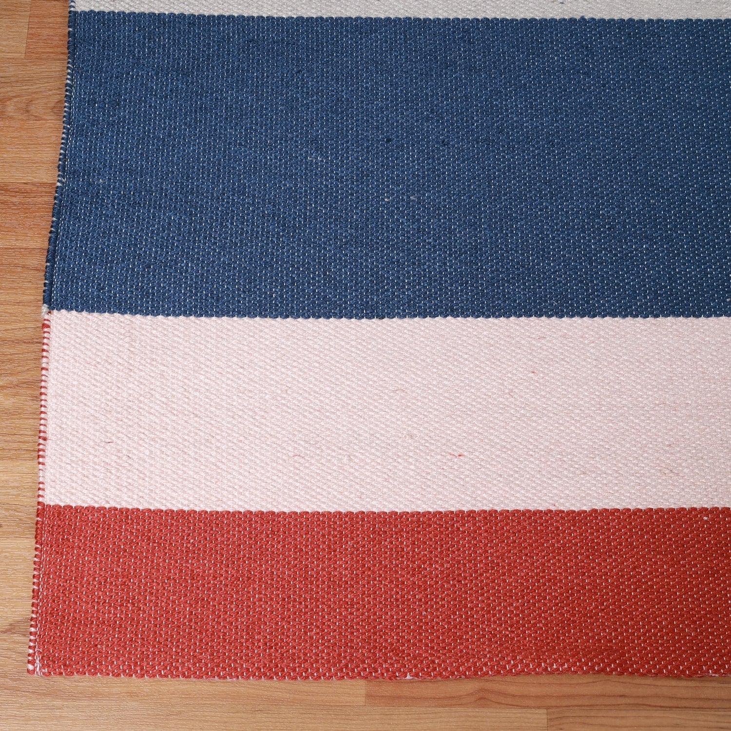 Modern Stripes Area Rug Indoor Outdoor Durable Pattern Rug