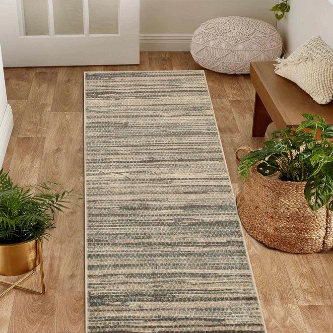 Montouk Pastel Striped Indoor Area Rugs or Runner Rug