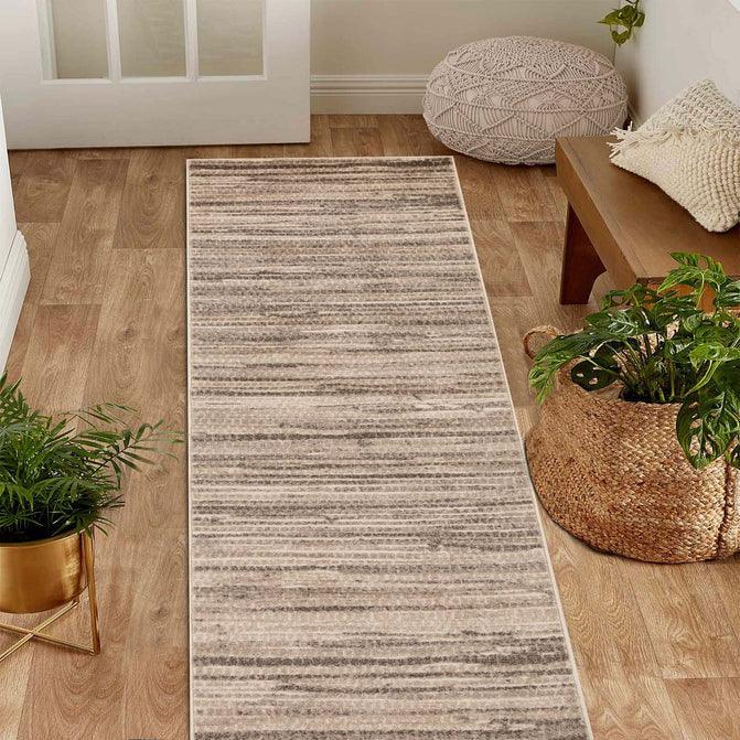 Montouk Pastel Striped Indoor Area Rugs or Runner Rug