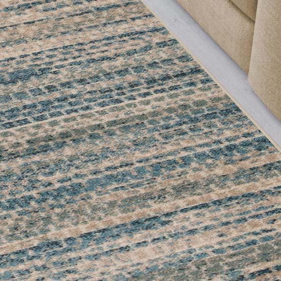 Montouk Pastel Striped Indoor Area Rugs or Runner Rug