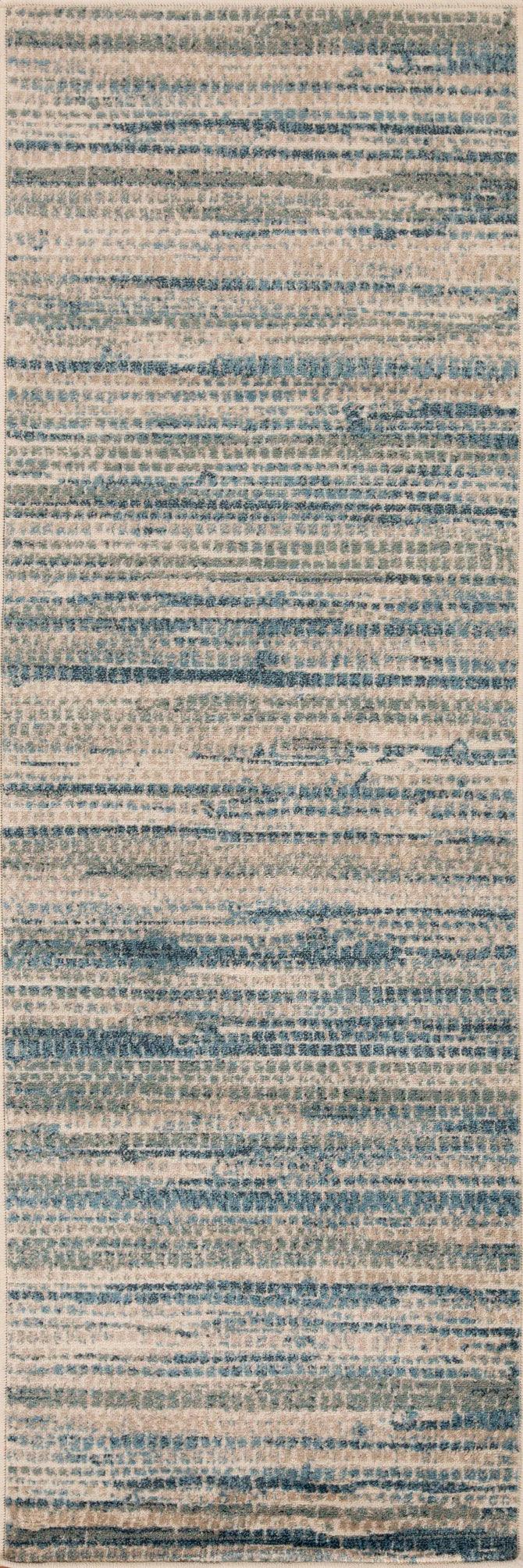 Montouk Pastel Striped Indoor Area Rugs or Runner Rug