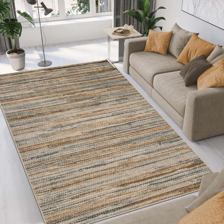 Montouk Pastel Striped Indoor Area Rugs or Runner Rug