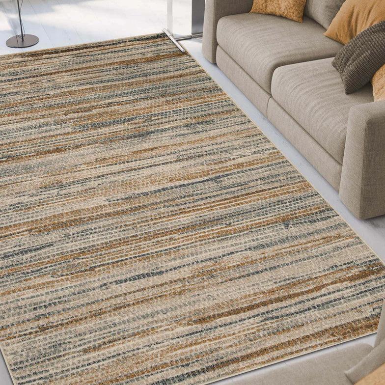 Montouk Pastel Striped Indoor Area Rugs or Runner Rug