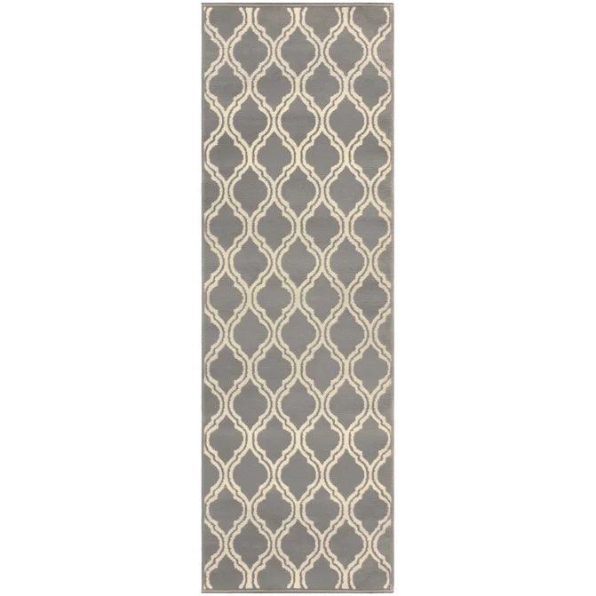 Moroccan Double Trellis Geometric Indoor Area Rugs Or Runner Rug