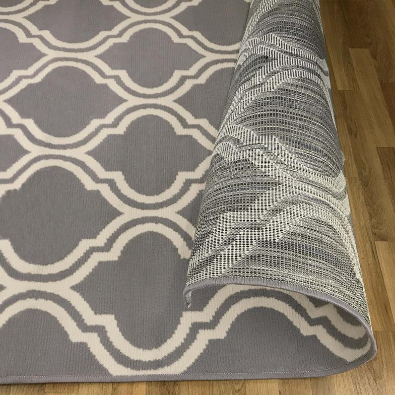Moroccan Double Trellis Geometric Indoor Area Rugs Or Runner Rug