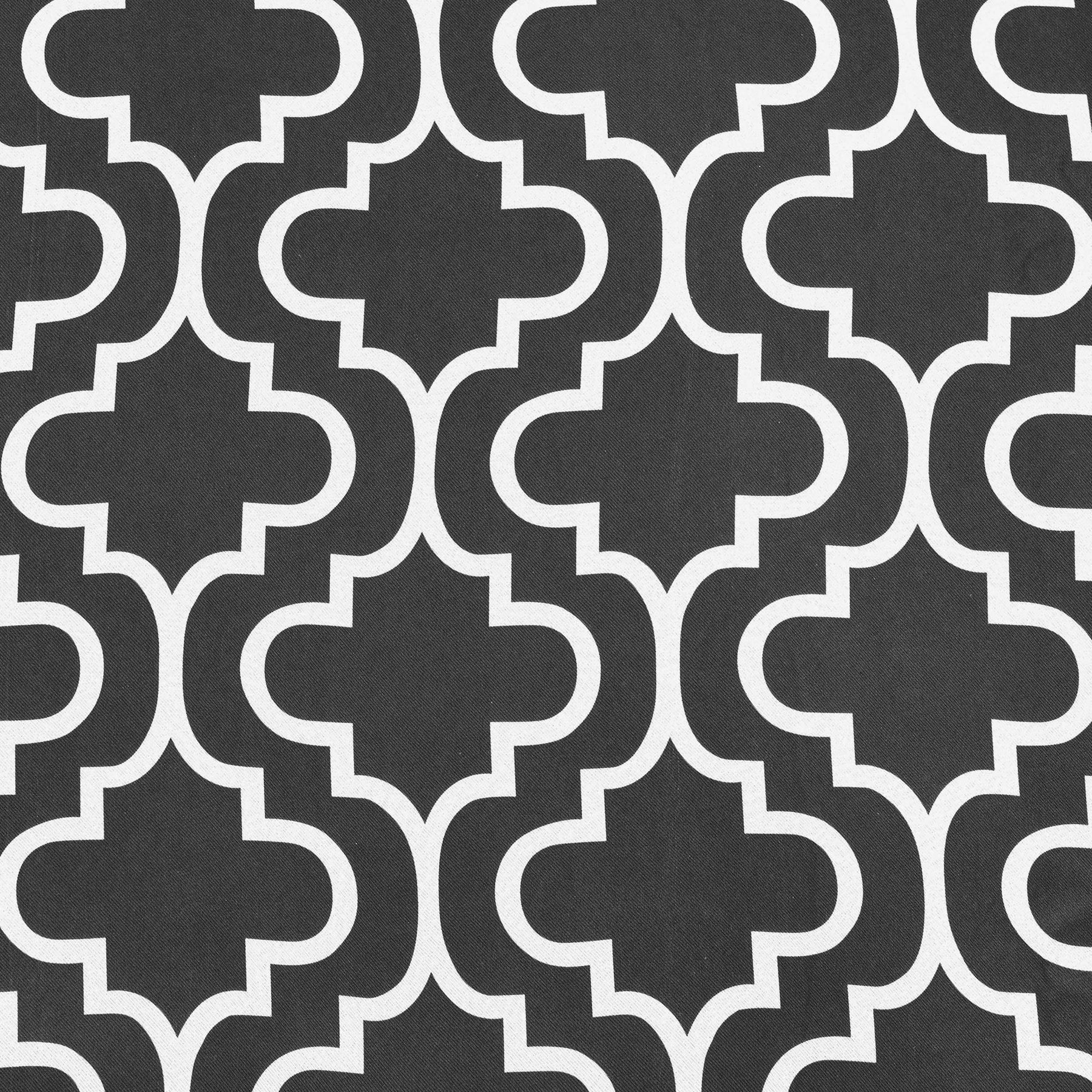 Moroccan Trellis Grommet 2-Piece Blackout Curtain Panel Set