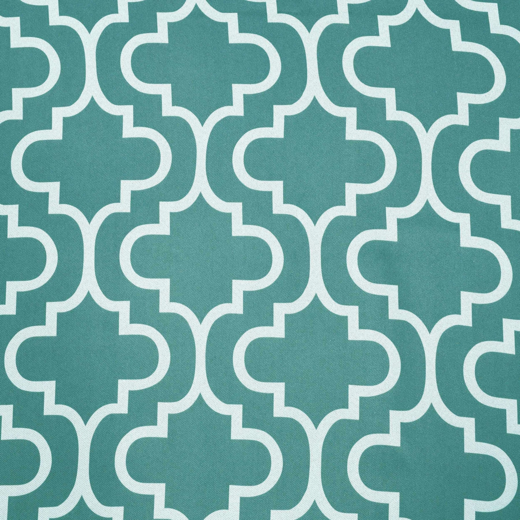 Moroccan Trellis Grommet 2-Piece Blackout Curtain Panel Set