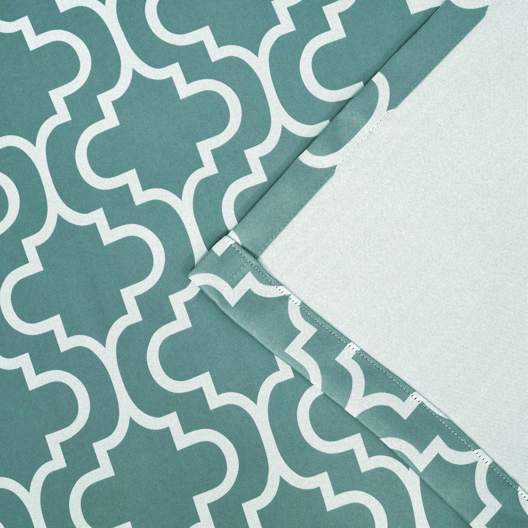 Moroccan Trellis Grommet 2-Piece Blackout Curtain Panel Set