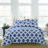 Moroccan Trellis Microfiber Comforter Set