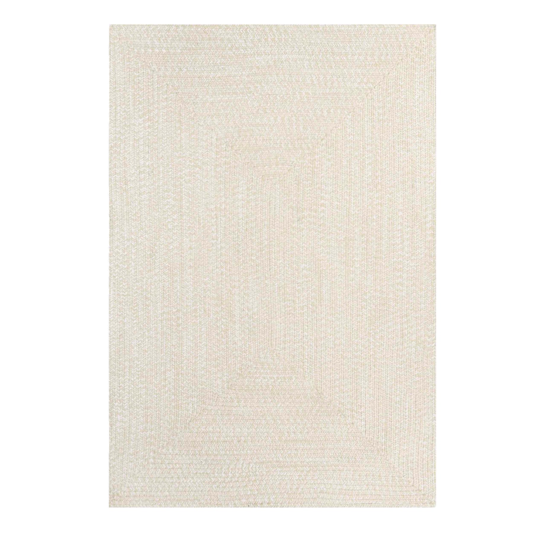 Multi Toned Braided Area Rug Bohemian Indoor Outdoor Rugs