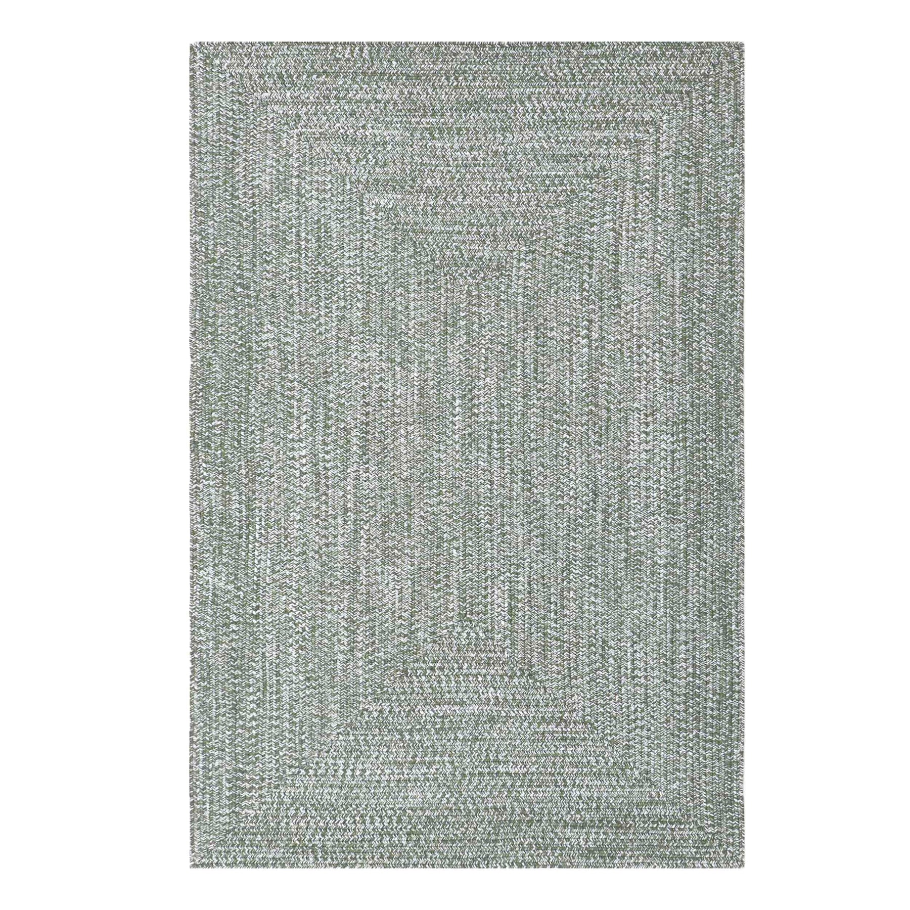 Multi Toned Braided Area Rug Bohemian Indoor Outdoor Rugs