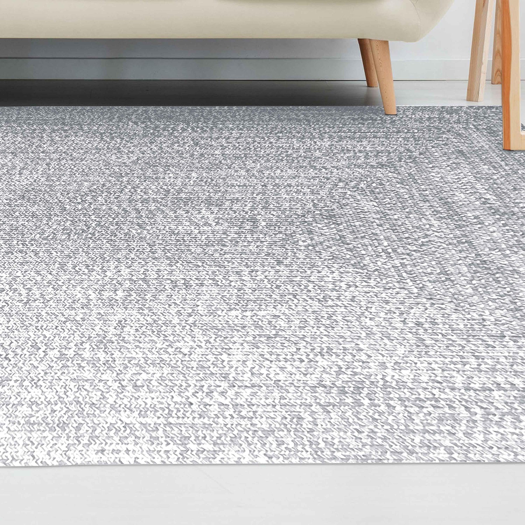 Multi Toned Braided Area Rug Bohemian Indoor Outdoor Rugs