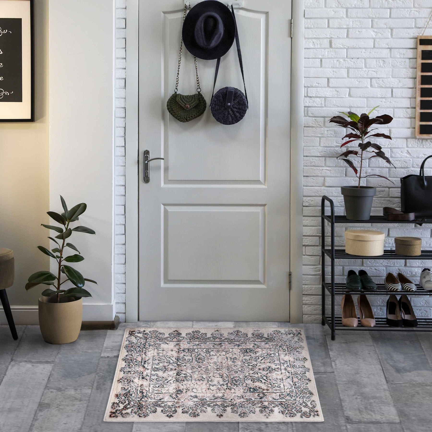 Myel Classic Traditional Medallion Indoor Area Rug Or Runner Rug