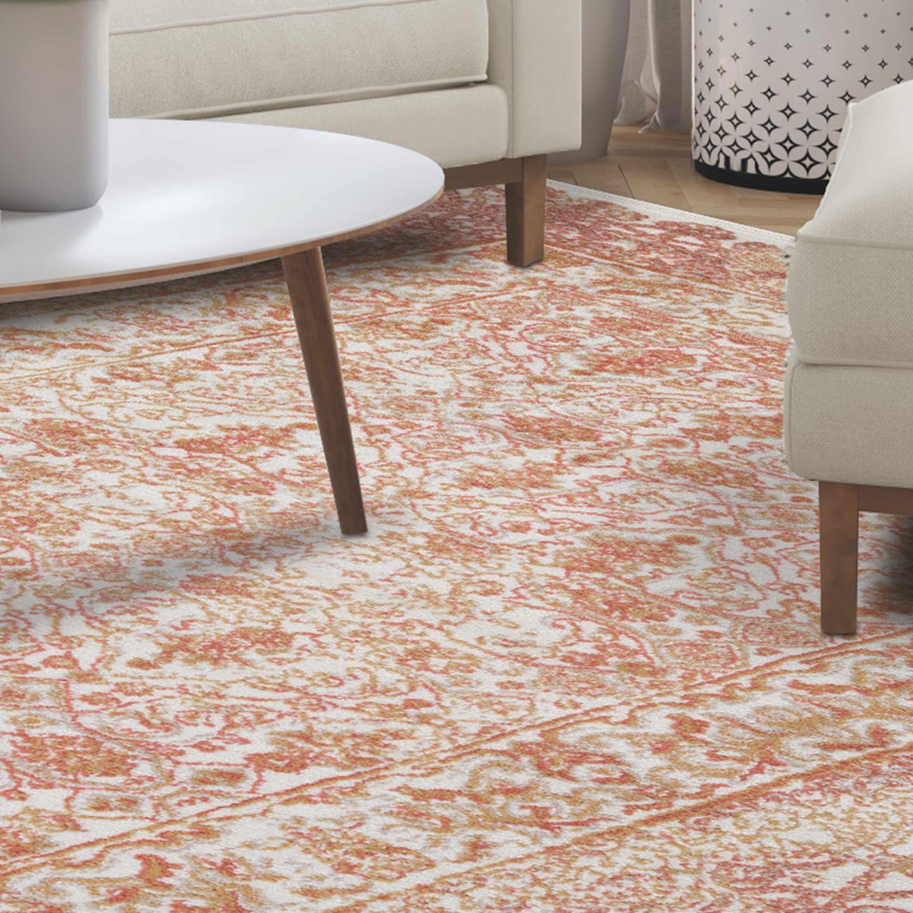 Myel Classic Traditional Medallion Indoor Area Rug Or Runner Rug
