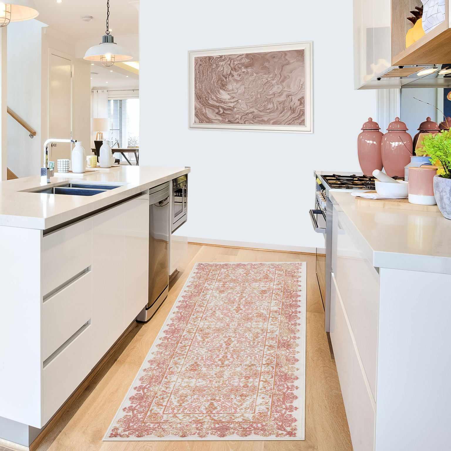 Myel Classic Traditional Medallion Indoor Area Rug Or Runner Rug